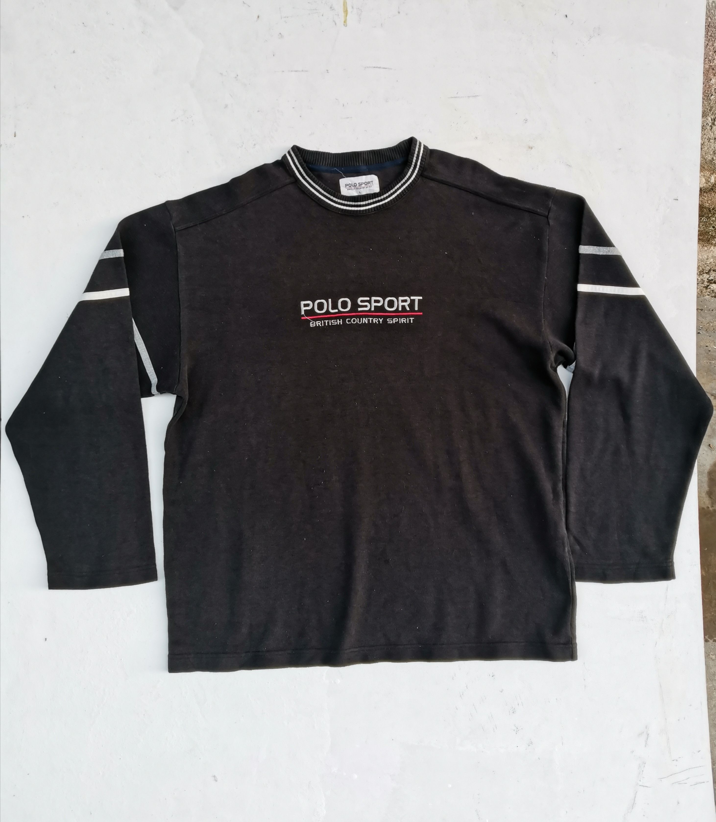 Vintage Vintage Polo Sport British Country Spirit Sweatshirt Size US L / EU 52-54 / 3 - 1 Thumbnail