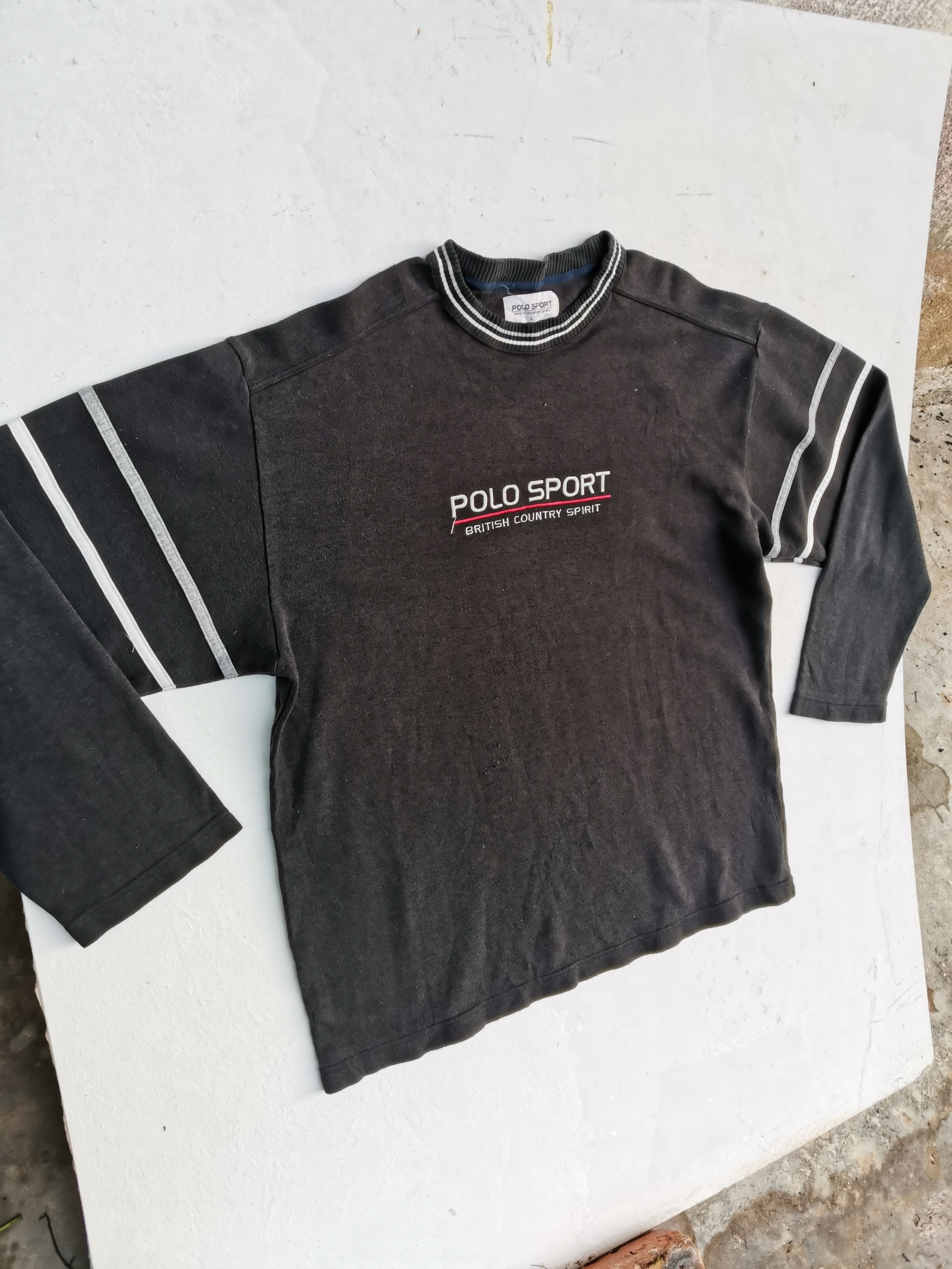 Vintage Vintage Polo Sport British Country Spirit Sweatshirt Size US L / EU 52-54 / 3 - 3 Thumbnail