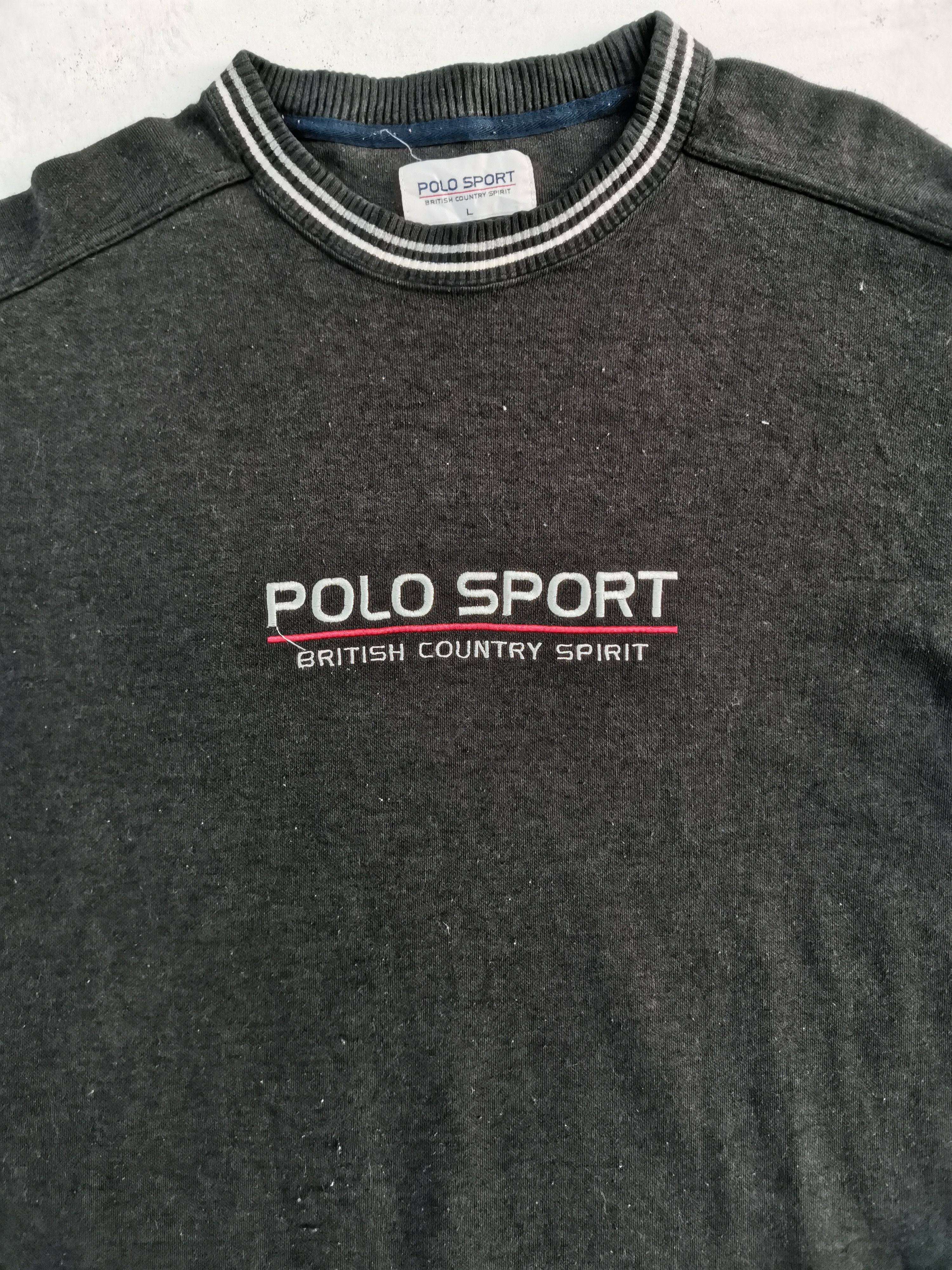 Vintage Vintage Polo Sport British Country Spirit Sweatshirt Size US L / EU 52-54 / 3 - 6 Thumbnail