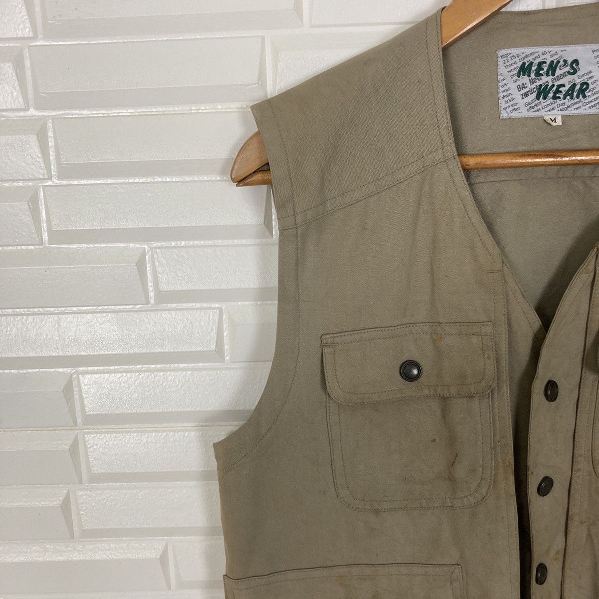 Japanese Brand Japanese Snap Button Up Multipocket vest Size US M / EU 48-50 / 2 - 2 Thumbnail