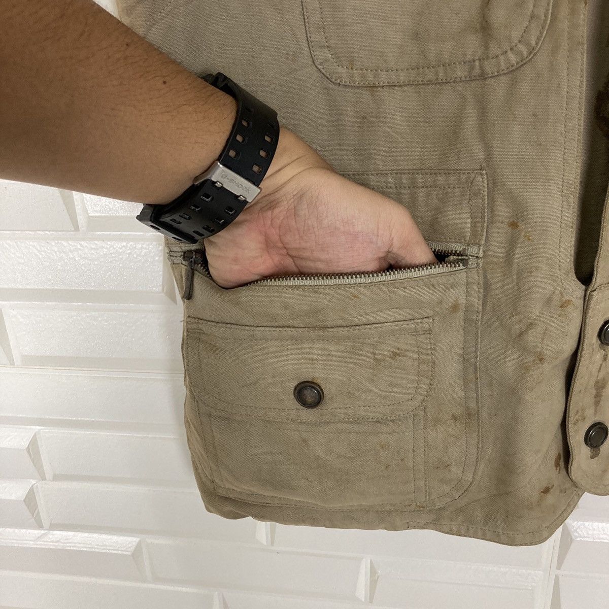 Japanese Brand Japanese Snap Button Up Multipocket vest Size US M / EU 48-50 / 2 - 6 Thumbnail
