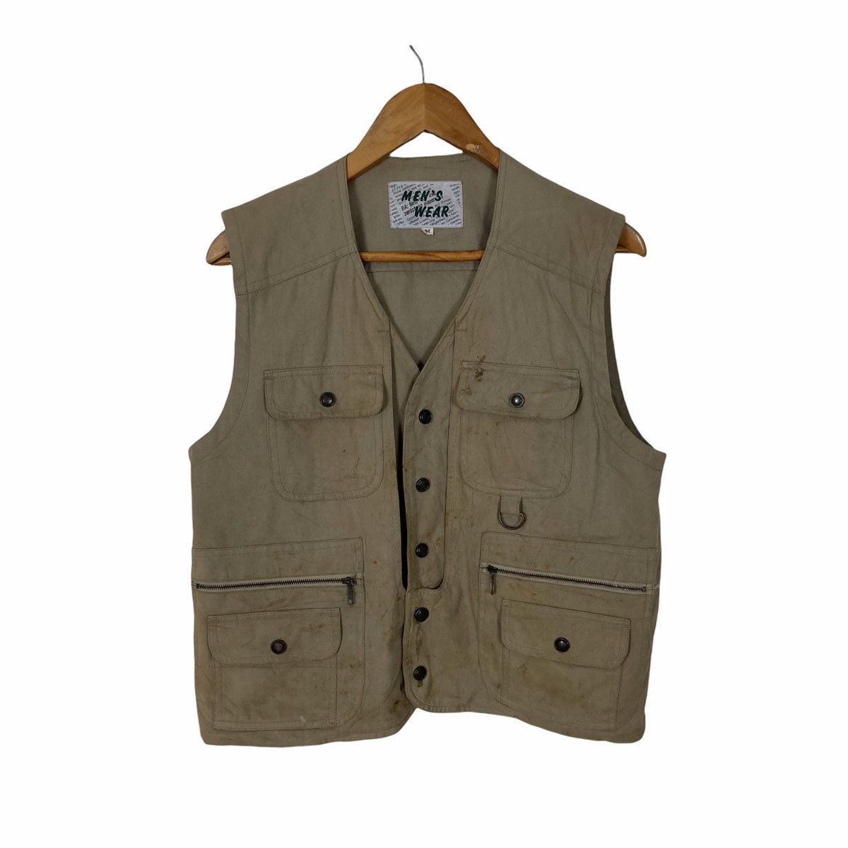 Japanese Brand Japanese Snap Button Up Multipocket vest Size US M / EU 48-50 / 2 - 1 Thumbnail