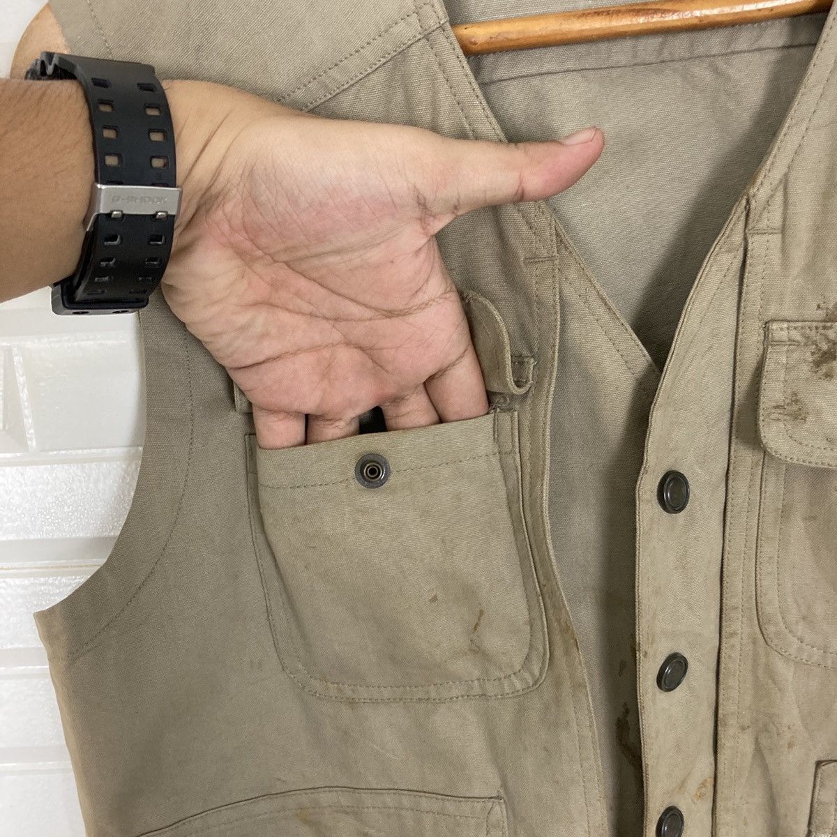 Japanese Brand Japanese Snap Button Up Multipocket vest Size US M / EU 48-50 / 2 - 7 Thumbnail