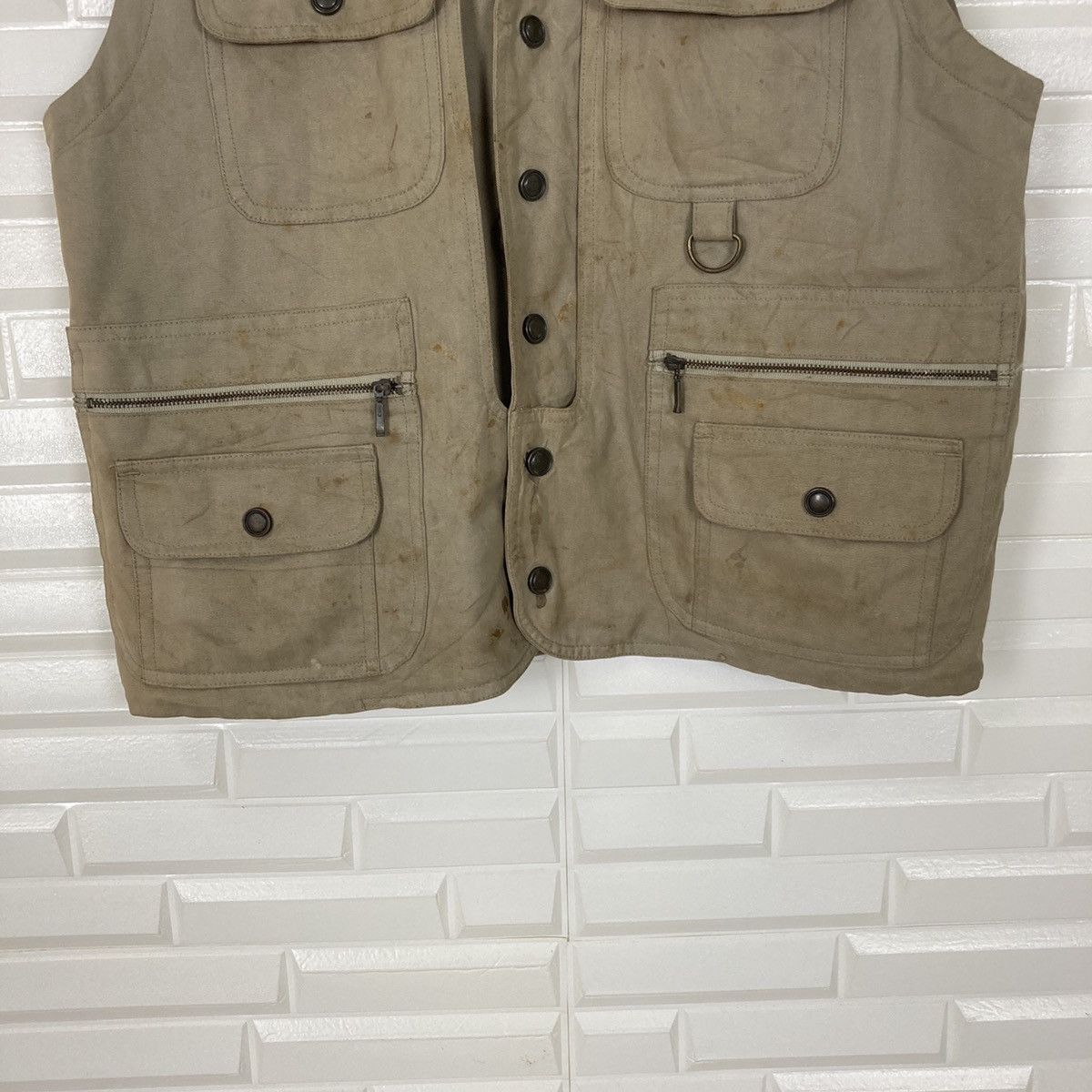 Japanese Brand Japanese Snap Button Up Multipocket vest Size US M / EU 48-50 / 2 - 4 Thumbnail