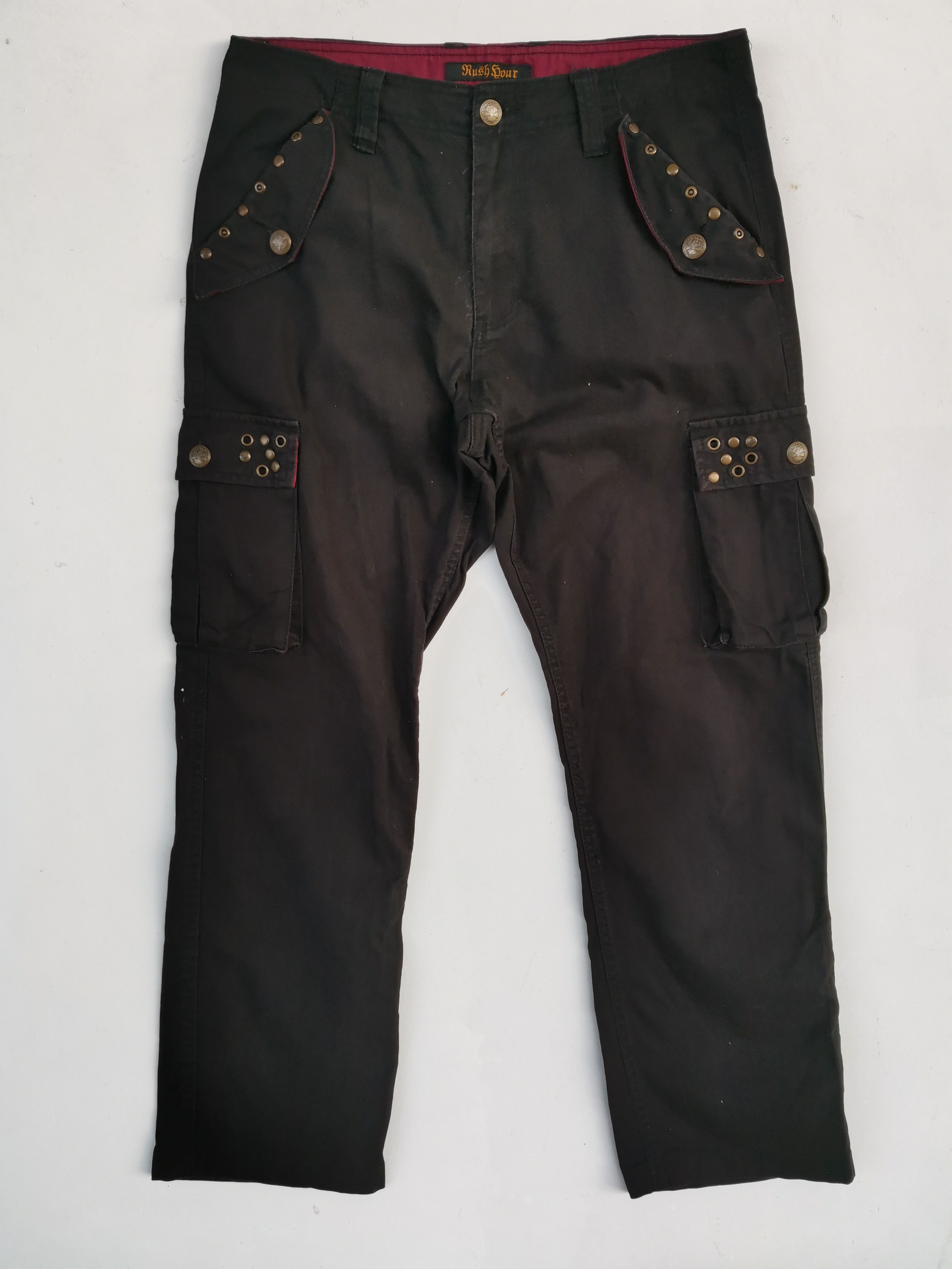 Japanese Brand Rare Rush Hour Tactical Cargo Multipocket Pants Size US 32 / EU 48 - 1 Thumbnail