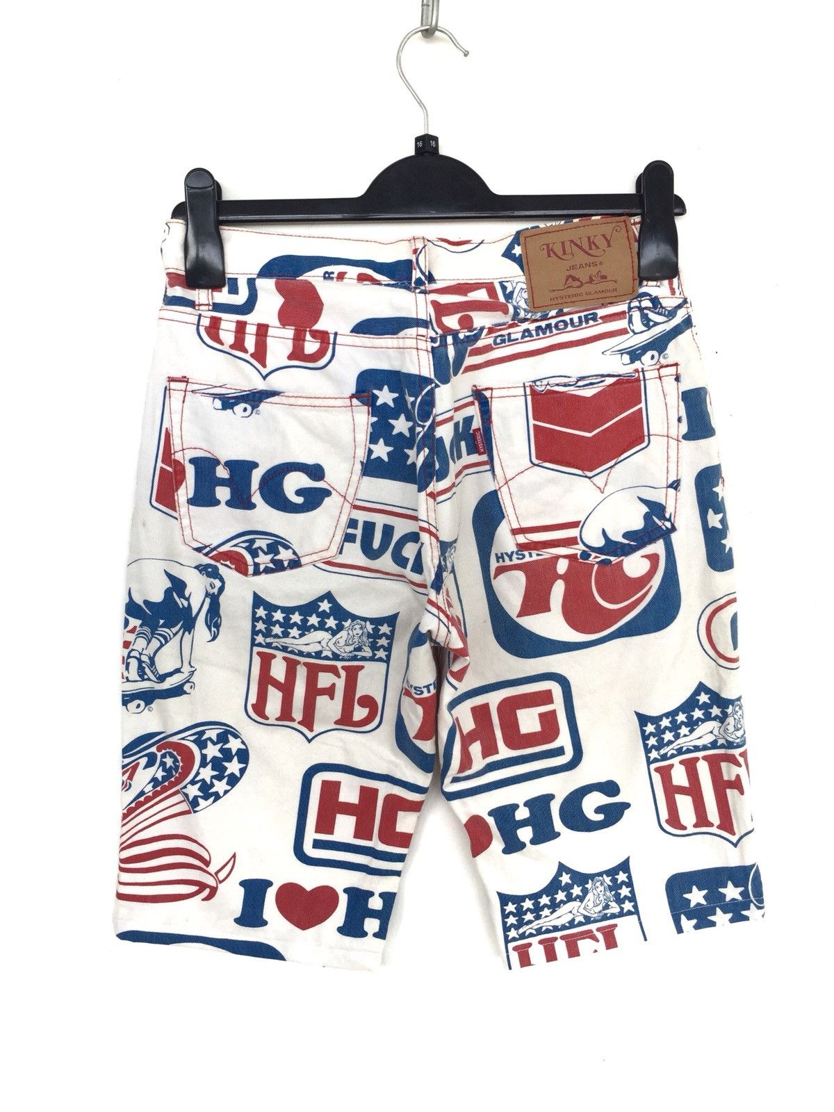 Hysteric Glamour OG Hysteric Glamour Naked Girl Overprint Shorts Size US 28 / EU 44 - 1 Thumbnail