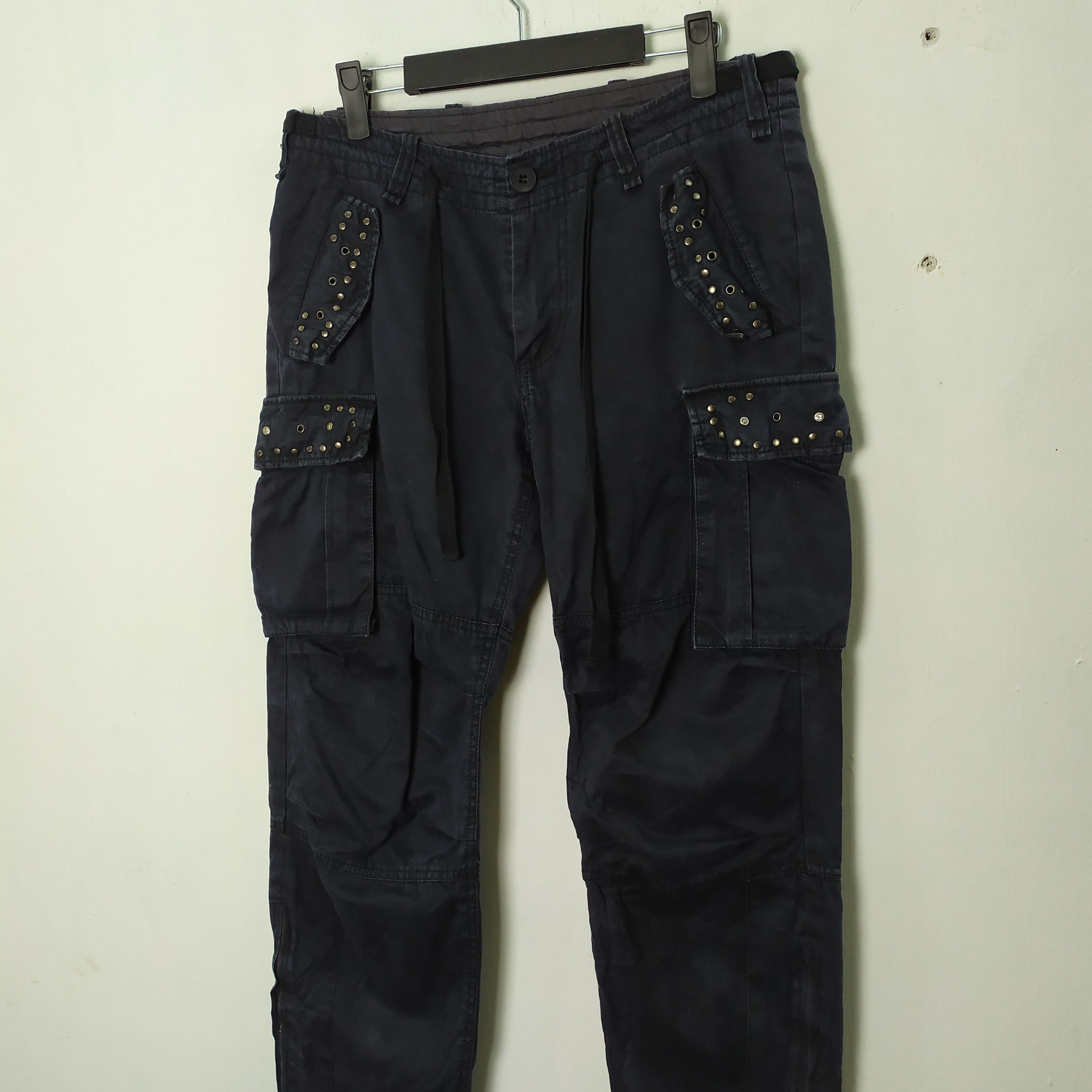 Japanese Brand W30 VINTAGE JNBY BONDAGE CARGO PANTS ZIPPER OPEN LEG Size US 30 / EU 46 - 7 Thumbnail