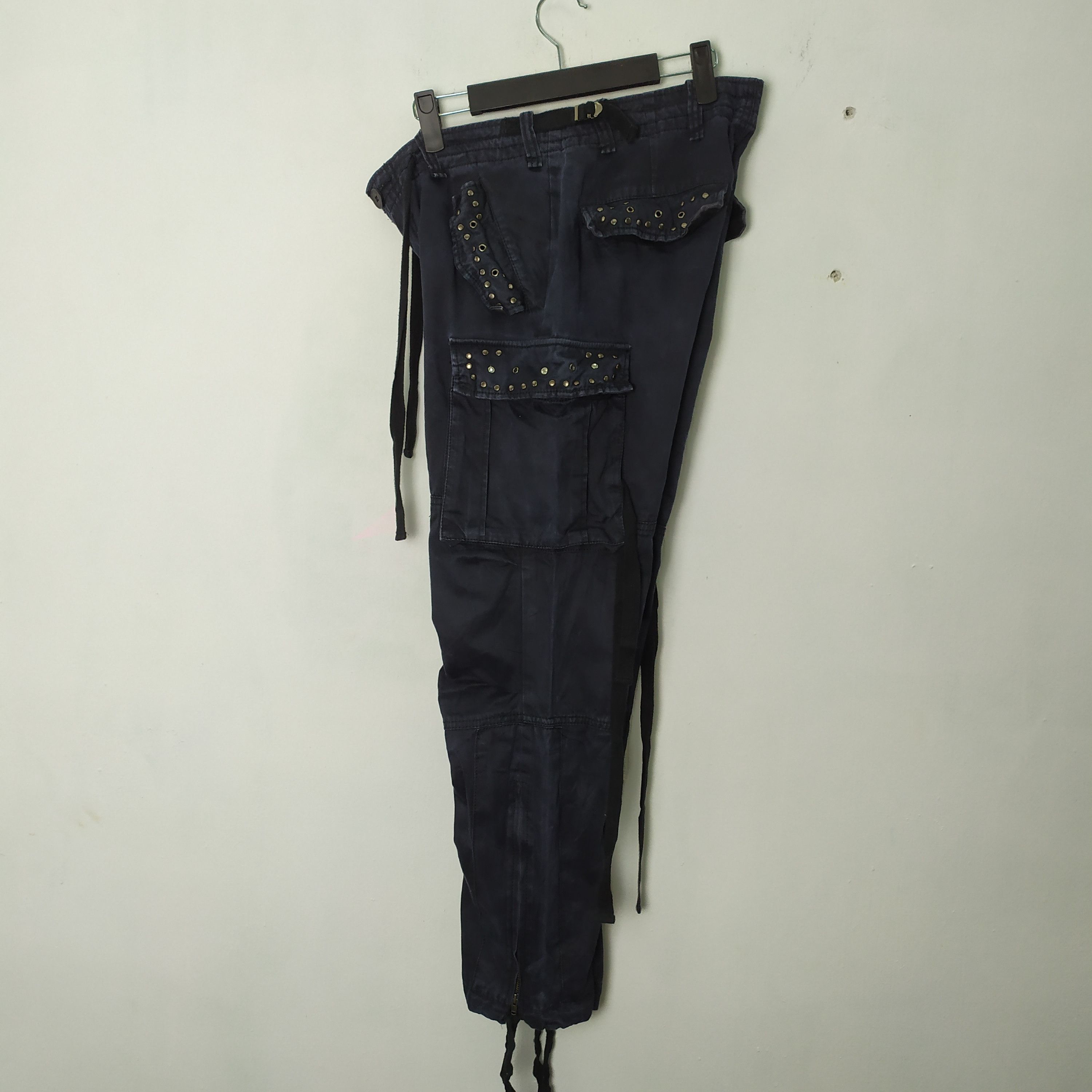 Japanese Brand W30 VINTAGE JNBY BONDAGE CARGO PANTS ZIPPER OPEN LEG Size US 30 / EU 46 - 16 Thumbnail