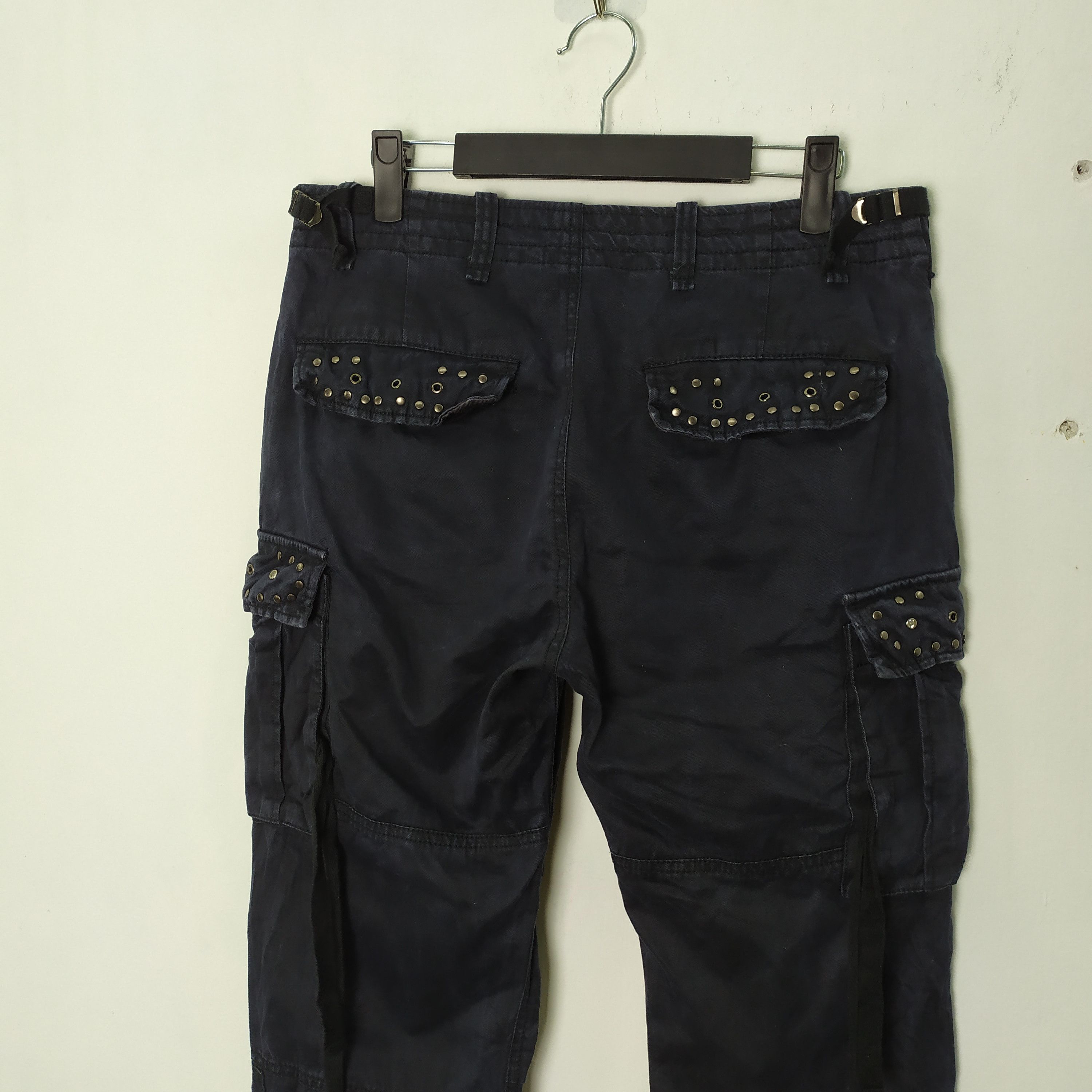 Japanese Brand W30 VINTAGE JNBY BONDAGE CARGO PANTS ZIPPER OPEN LEG Size US 30 / EU 46 - 5 Thumbnail
