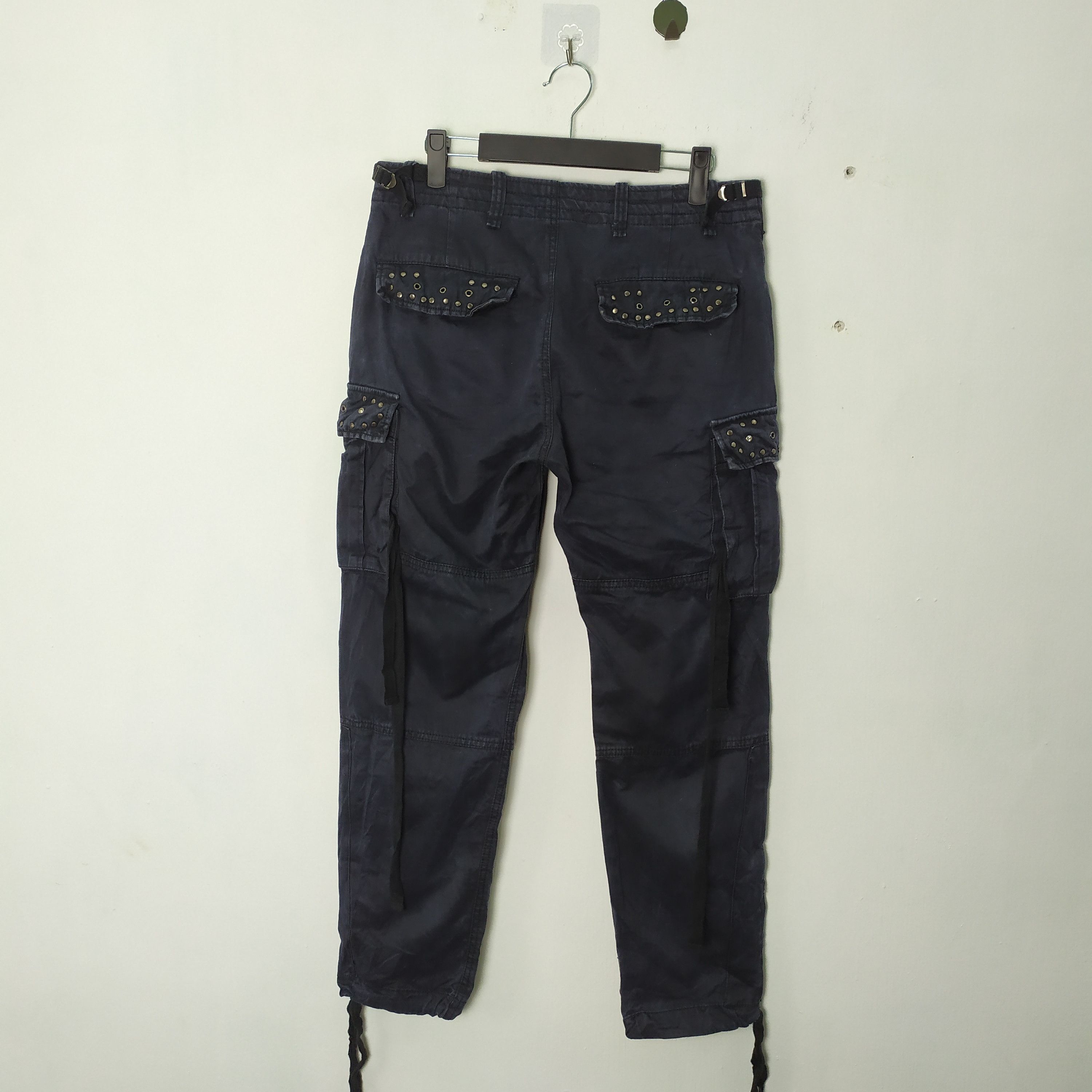 Japanese Brand W30 VINTAGE JNBY BONDAGE CARGO PANTS ZIPPER OPEN LEG Size US 30 / EU 46 - 6 Thumbnail