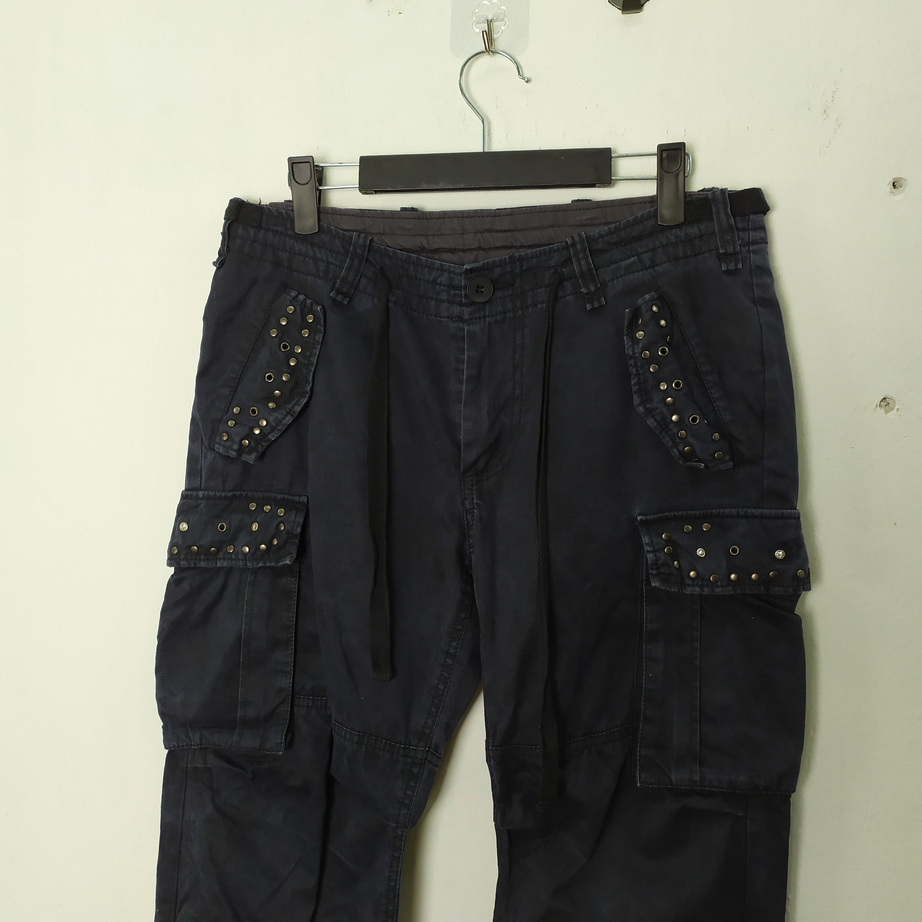 Japanese Brand W30 VINTAGE JNBY BONDAGE CARGO PANTS ZIPPER OPEN LEG Size US 30 / EU 46 - 9 Thumbnail