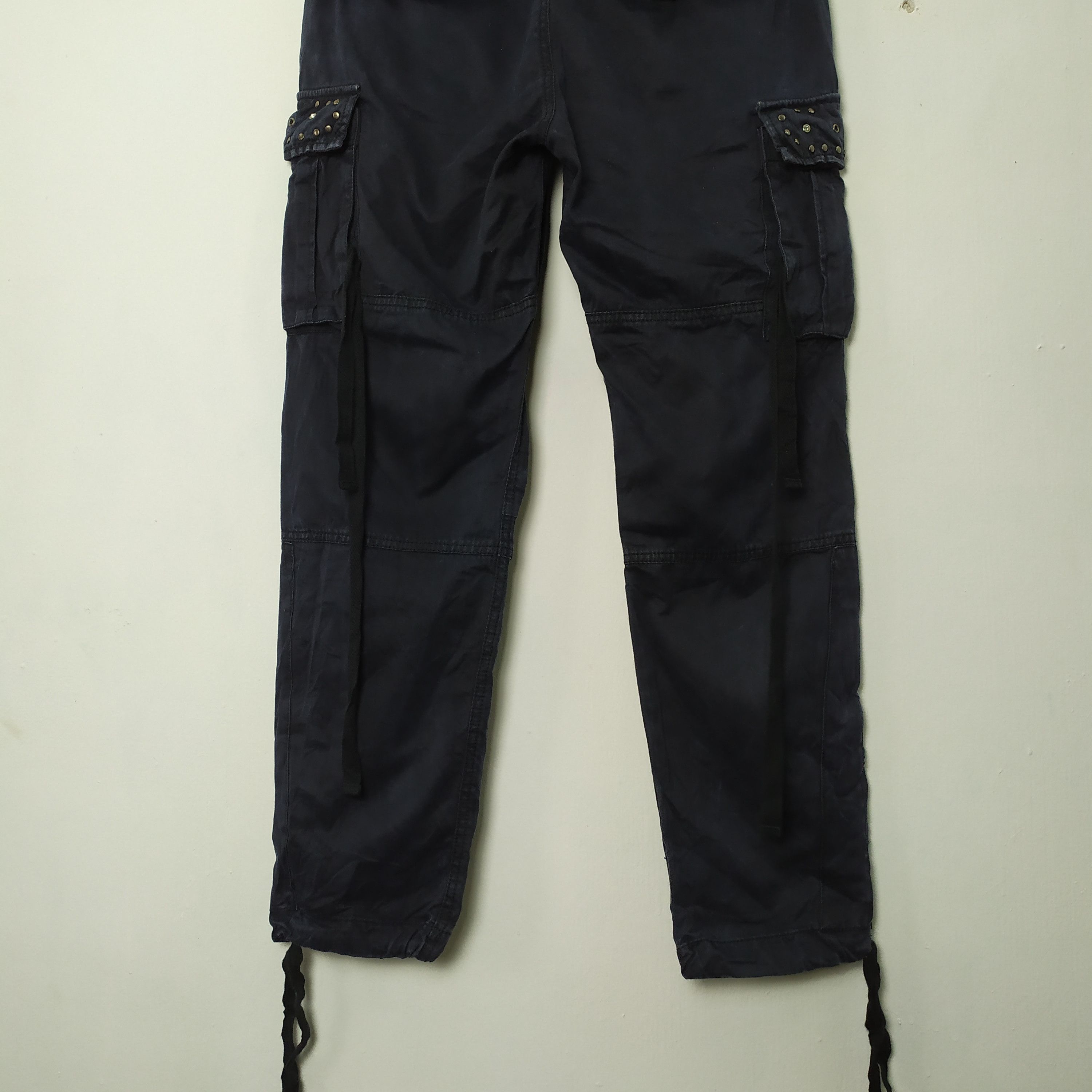 Japanese Brand W30 VINTAGE JNBY BONDAGE CARGO PANTS ZIPPER OPEN LEG Size US 30 / EU 46 - 4 Thumbnail