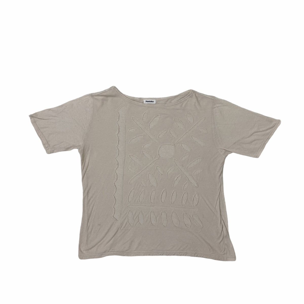 Issey Miyake Plantation Monogram Tee By Issey Miyake Size US M / EU 48-50 / 2 - 1 Thumbnail