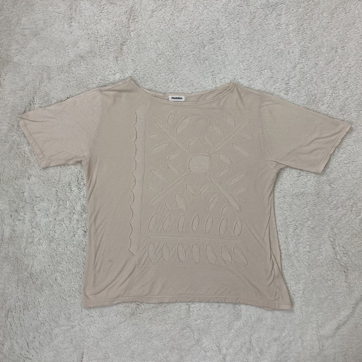 Issey Miyake Plantation Monogram Tee By Issey Miyake Size US M / EU 48-50 / 2 - 2 Thumbnail