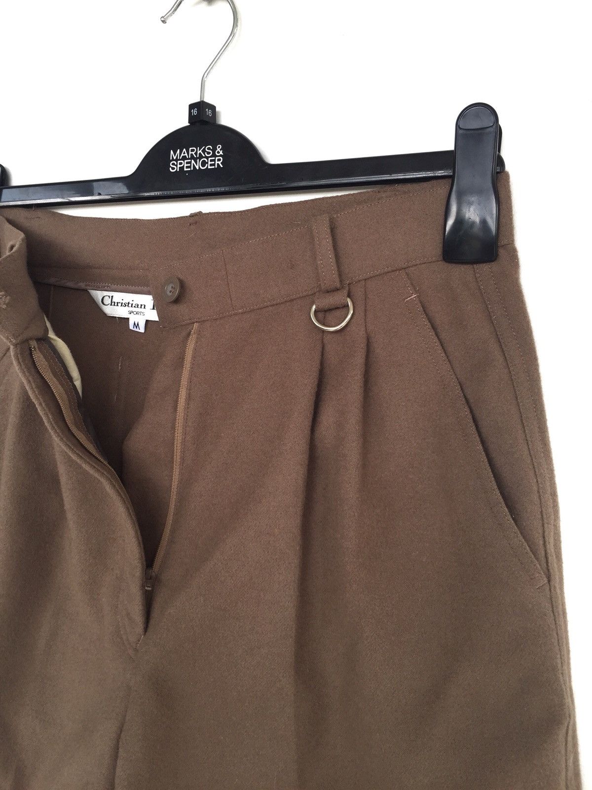 Christian Dior Monsieur 80s Christian Dior Sport ™️ Logo Wool Blend Shorts Size US 28 / EU 44 - 6 Thumbnail