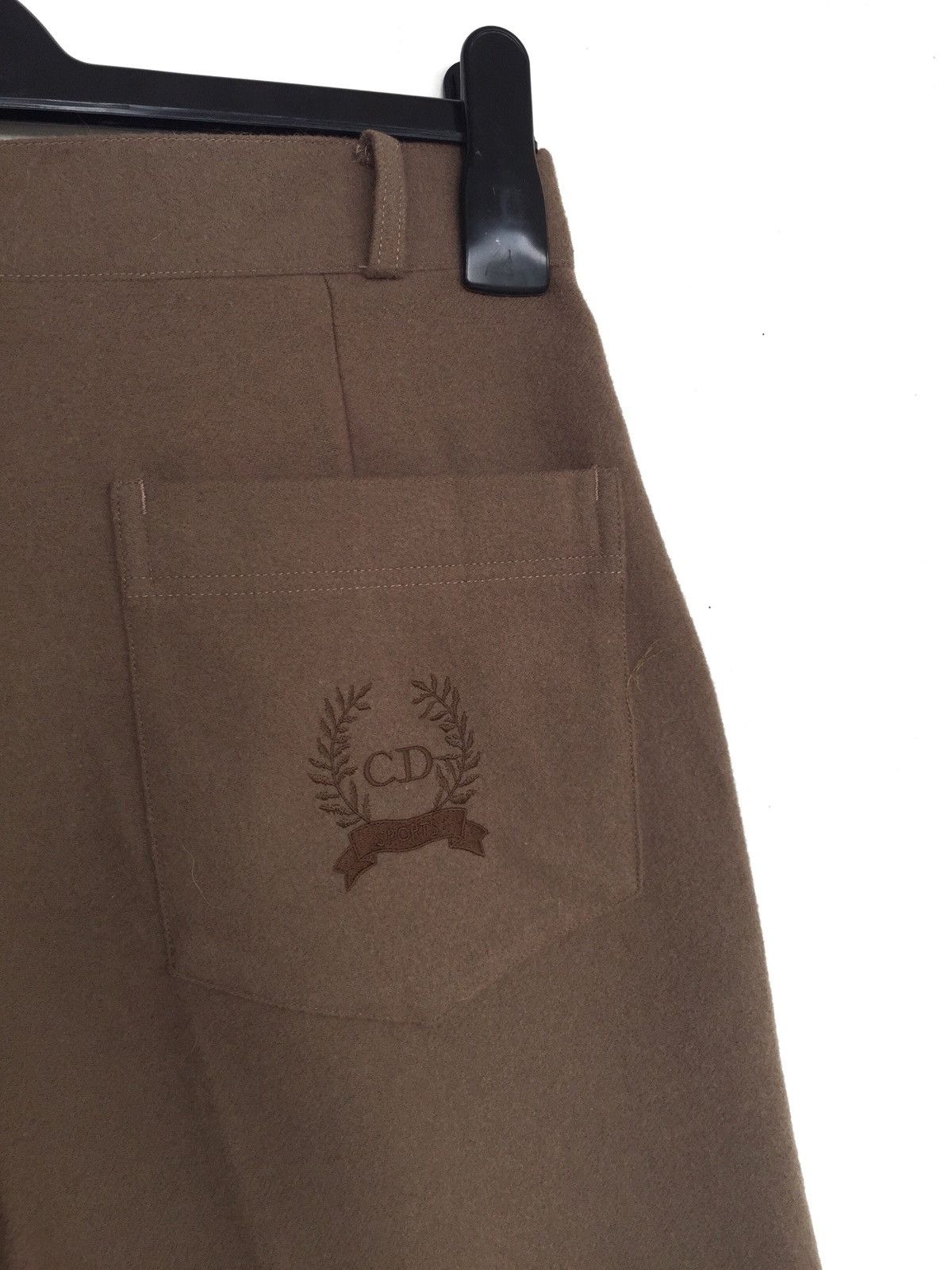 Christian Dior Monsieur 80s Christian Dior Sport ™️ Logo Wool Blend Shorts Size US 28 / EU 44 - 2 Thumbnail