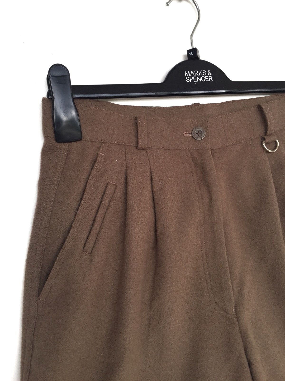 Christian Dior Monsieur 80s Christian Dior Sport ™️ Logo Wool Blend Shorts Size US 28 / EU 44 - 4 Thumbnail