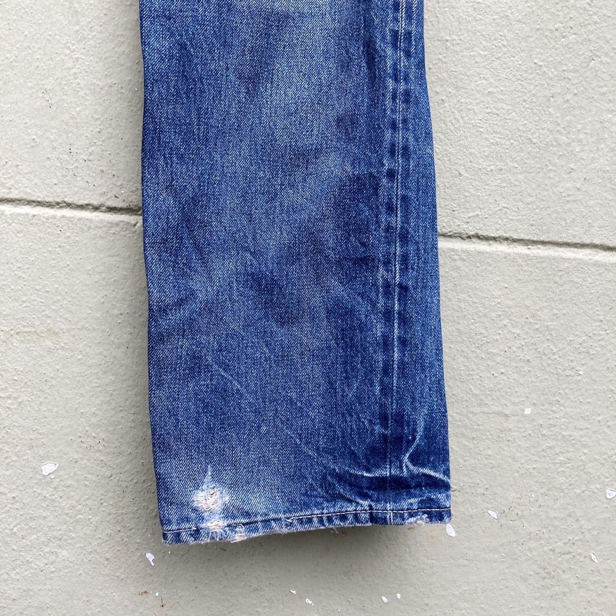 Japanese Brand Japanese Brand Denim Ripped By Garment Lab Size US 31 - 14 Thumbnail