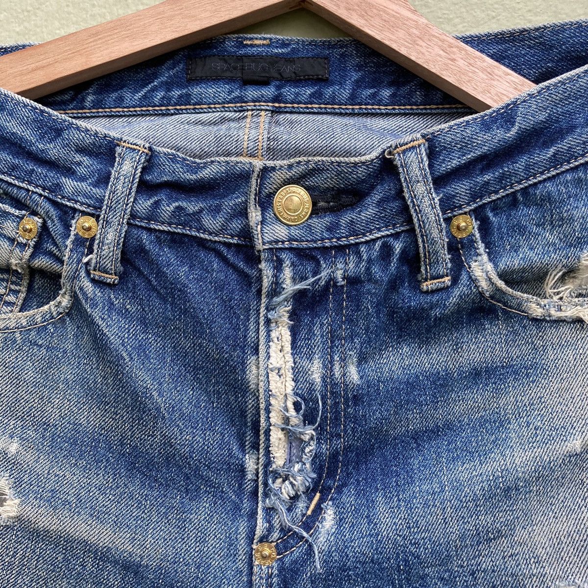 Japanese Brand Japanese Brand Denim Ripped By Garment Lab Size US 31 - 5 Thumbnail