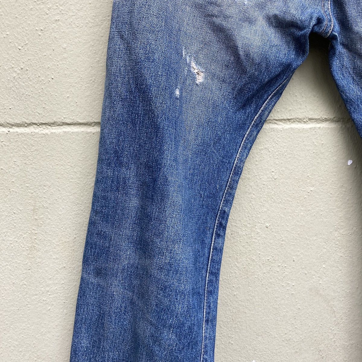 Japanese Brand Japanese Brand Denim Ripped By Garment Lab Size US 31 - 11 Thumbnail