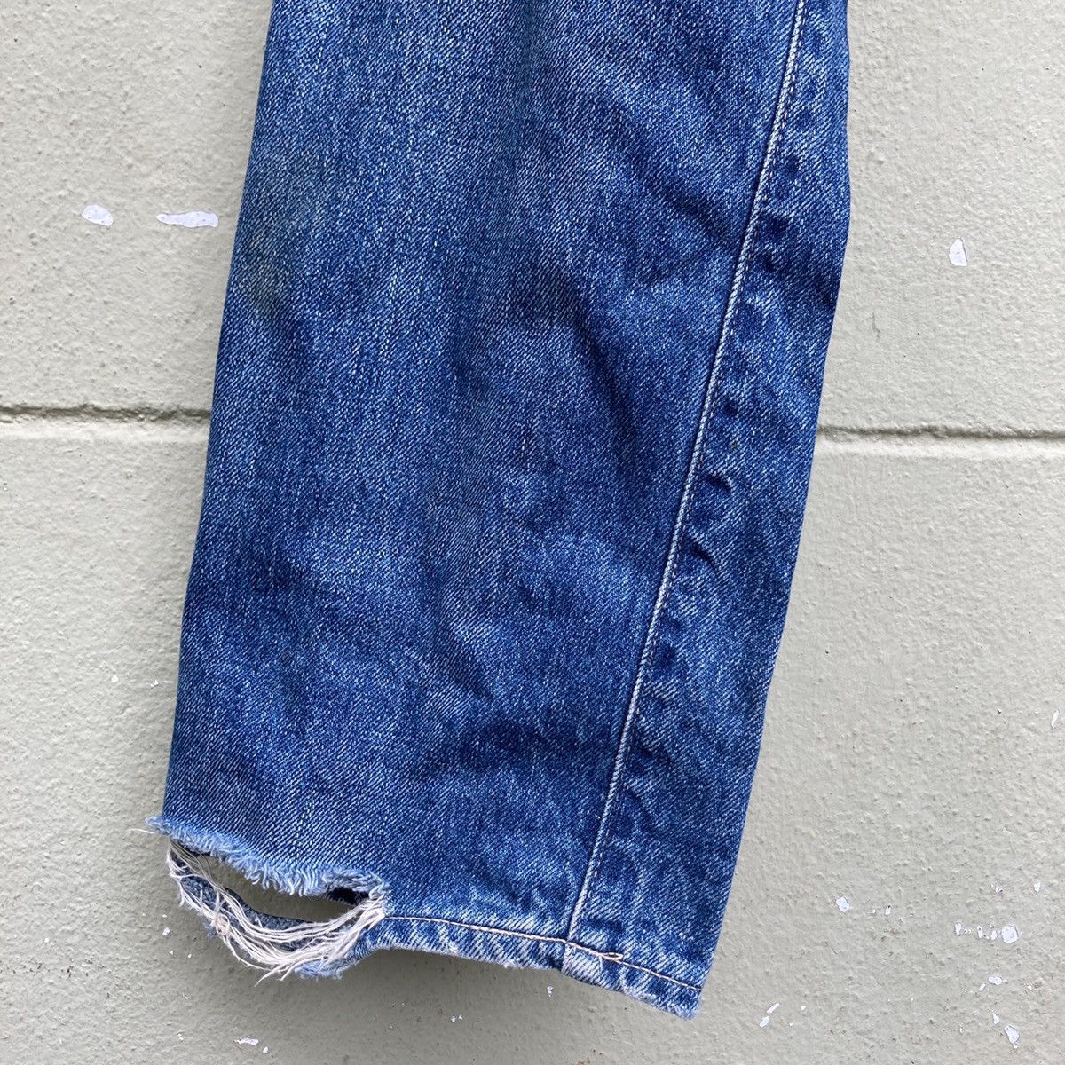 Japanese Brand Japanese Brand Denim Ripped By Garment Lab Size US 31 - 10 Thumbnail
