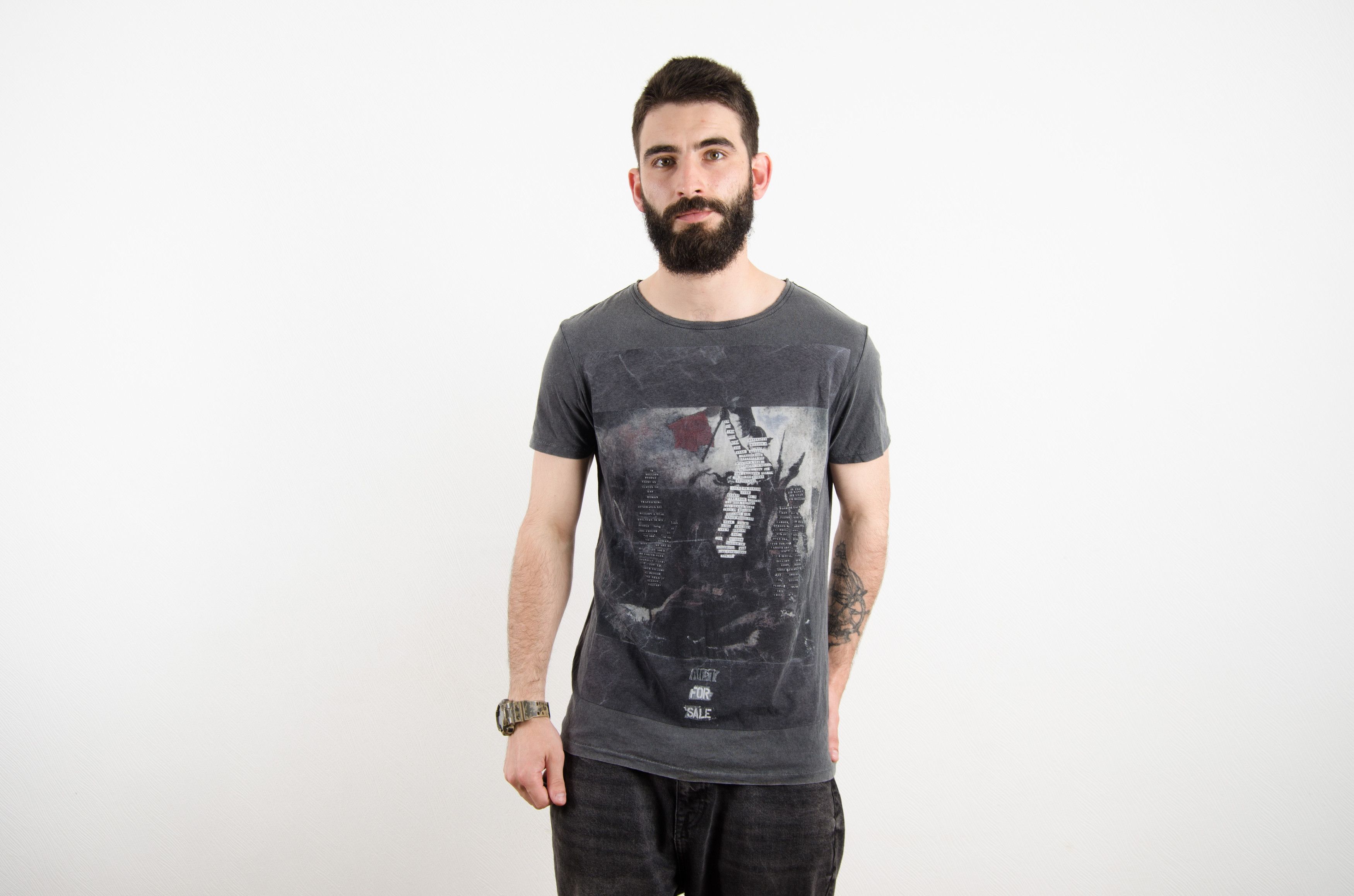 Allsaints AllSaints Vintage Sample Distressed Graphic T Shirt Size US M / EU 48-50 / 2 - 1 Thumbnail
