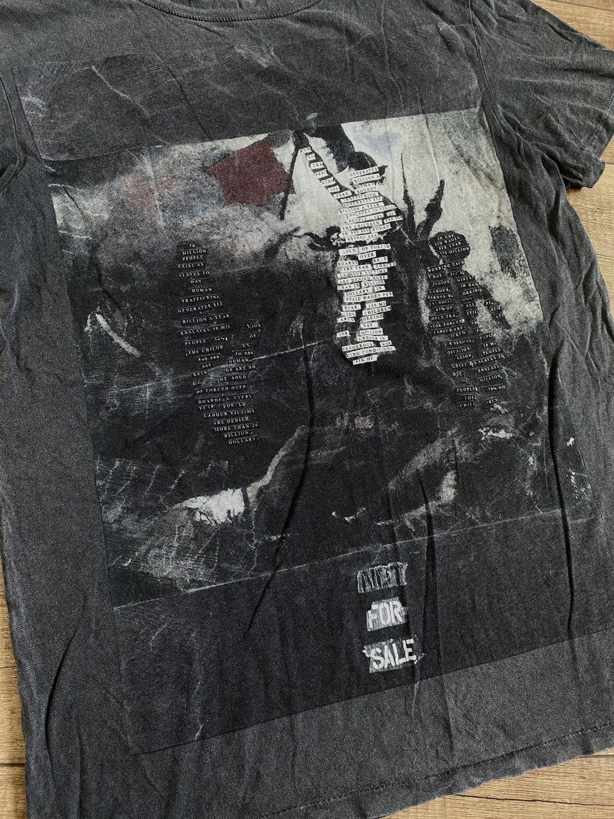 Allsaints AllSaints Vintage Sample Distressed Graphic T Shirt Size US M / EU 48-50 / 2 - 4 Thumbnail