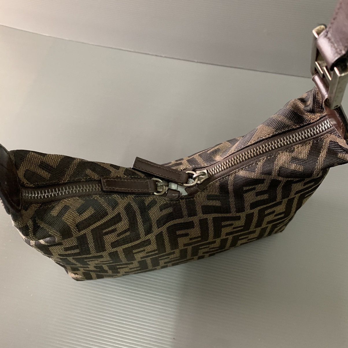 Fendi Fendi Zucca Monogram Shoulder Hobo Bag Size ONE SIZE - 10 Thumbnail