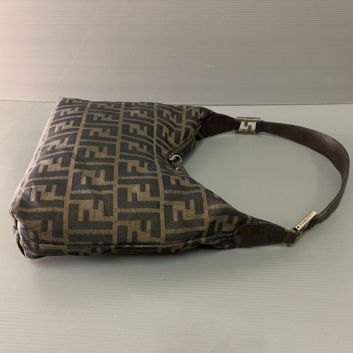 Fendi Fendi Zucca Monogram Shoulder Hobo Bag Size ONE SIZE - 6 Thumbnail