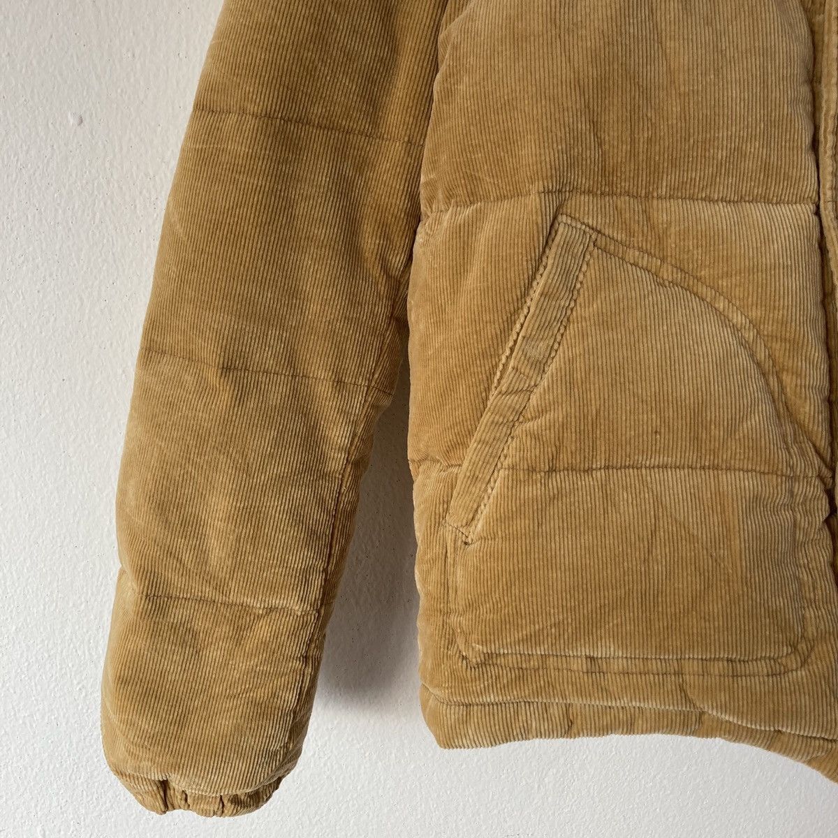 Japanese Brand Japanese Leather Corduroy Puffer Jacket Size US S / EU 44-46 / 1 - 5 Thumbnail
