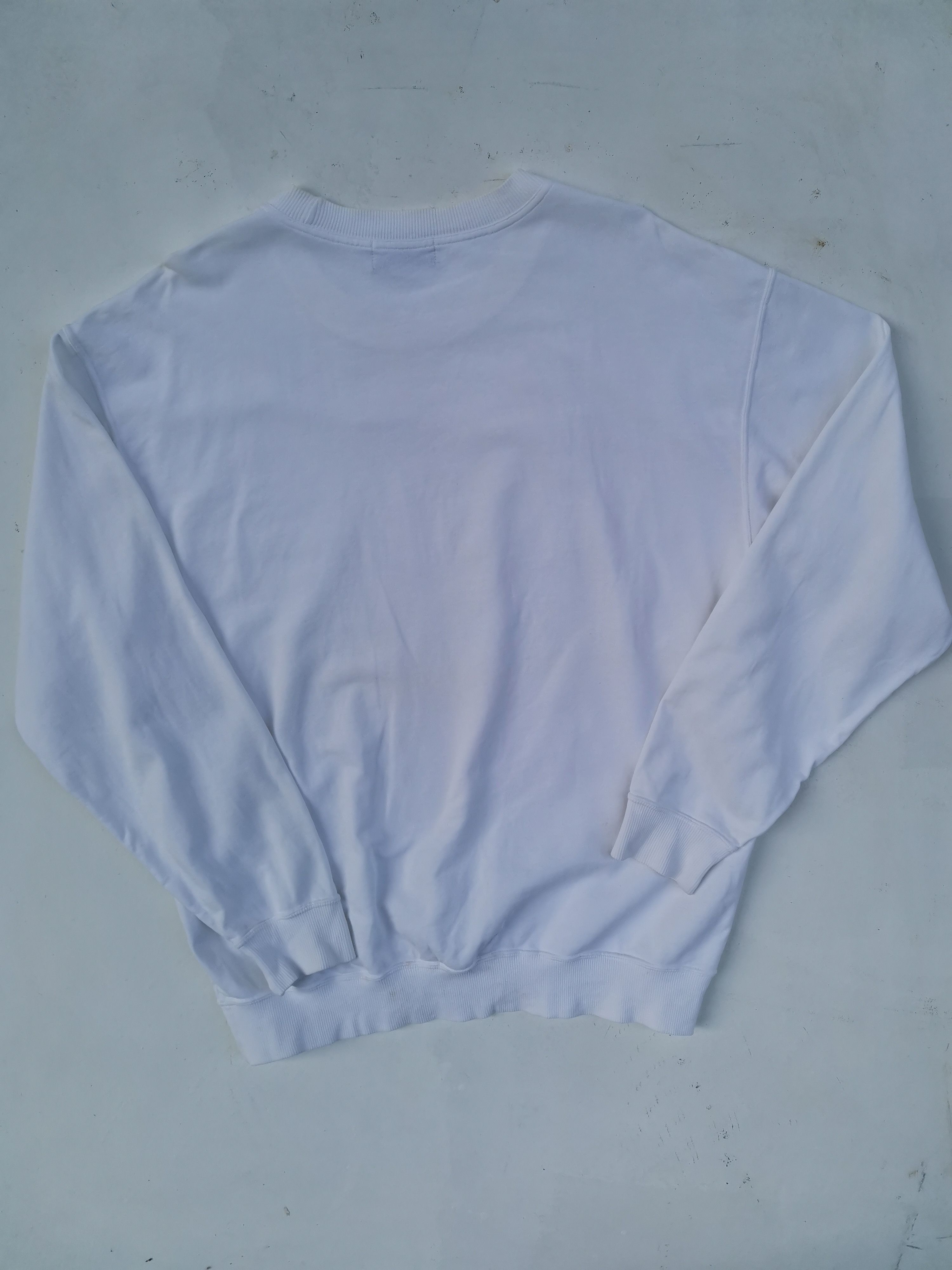 Yves Saint Laurent Yves Saint Laurent Embroidered Big Logo Sweatshirt Size US XL / EU 56 / 4 - 4 Thumbnail