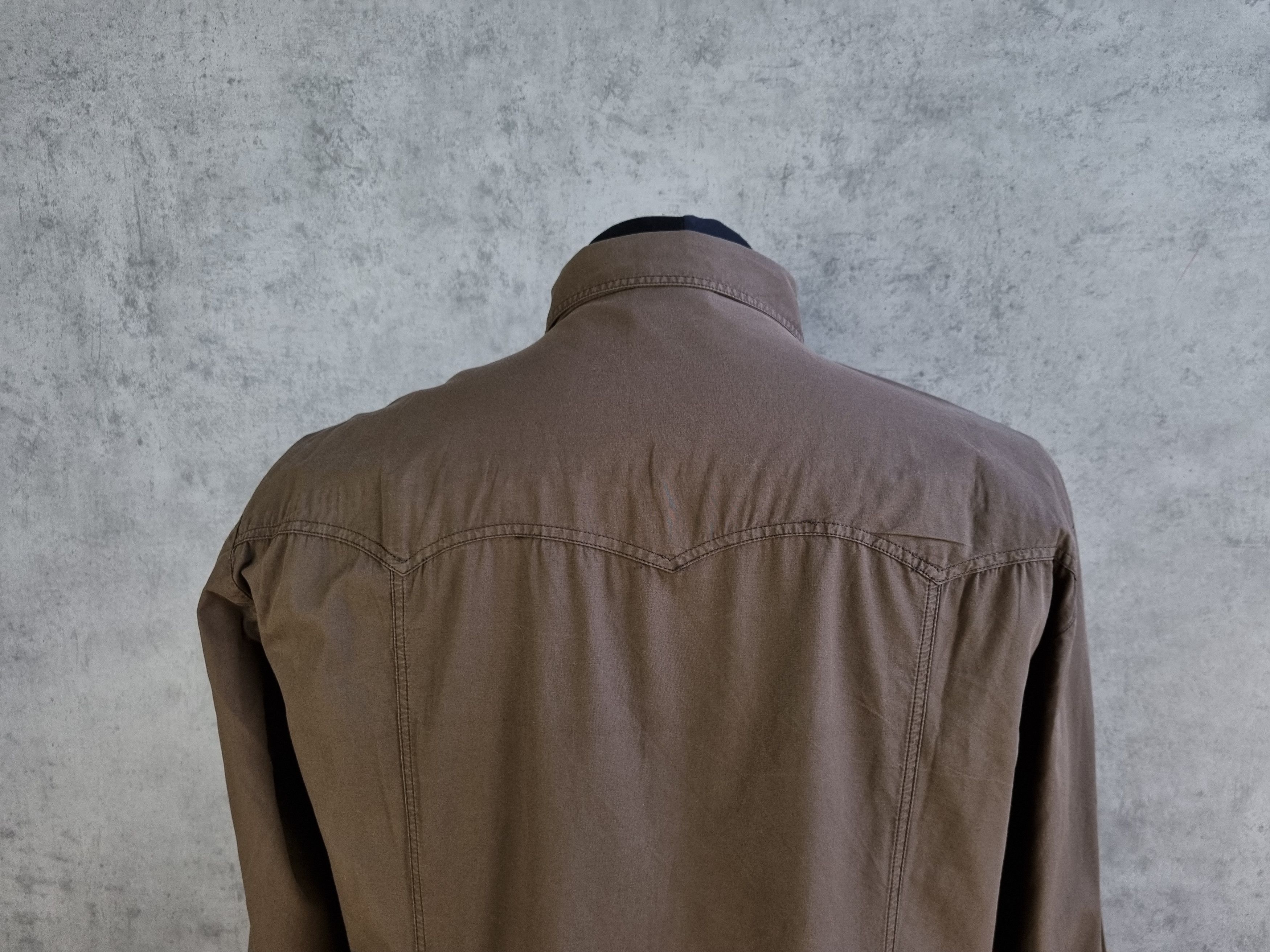 Dolce & Gabbana × Vintage 90s Rare Dolce and Gabbana Military Design Shirt Size US L / EU 52-54 / 3 - 4 Thumbnail