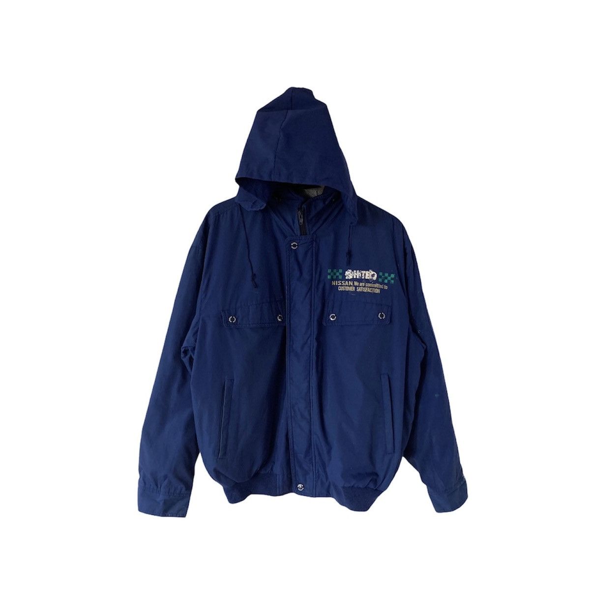 Gear for Sports × Vintage 🔥LAST PRICE🔥 Vintage Nissan AW8070 Jacket Hidden Hooded Size US XL / EU 56 / 4 - 1 Thumbnail