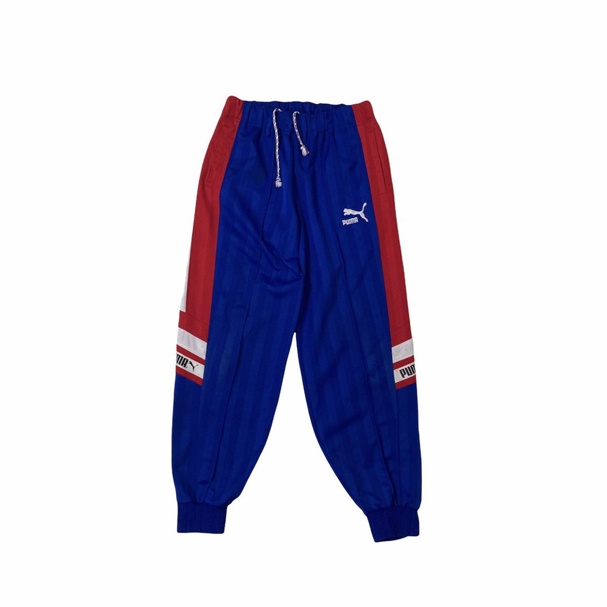 image of Puma Stripes Sweatpants in Blue, Men's (Size 33)