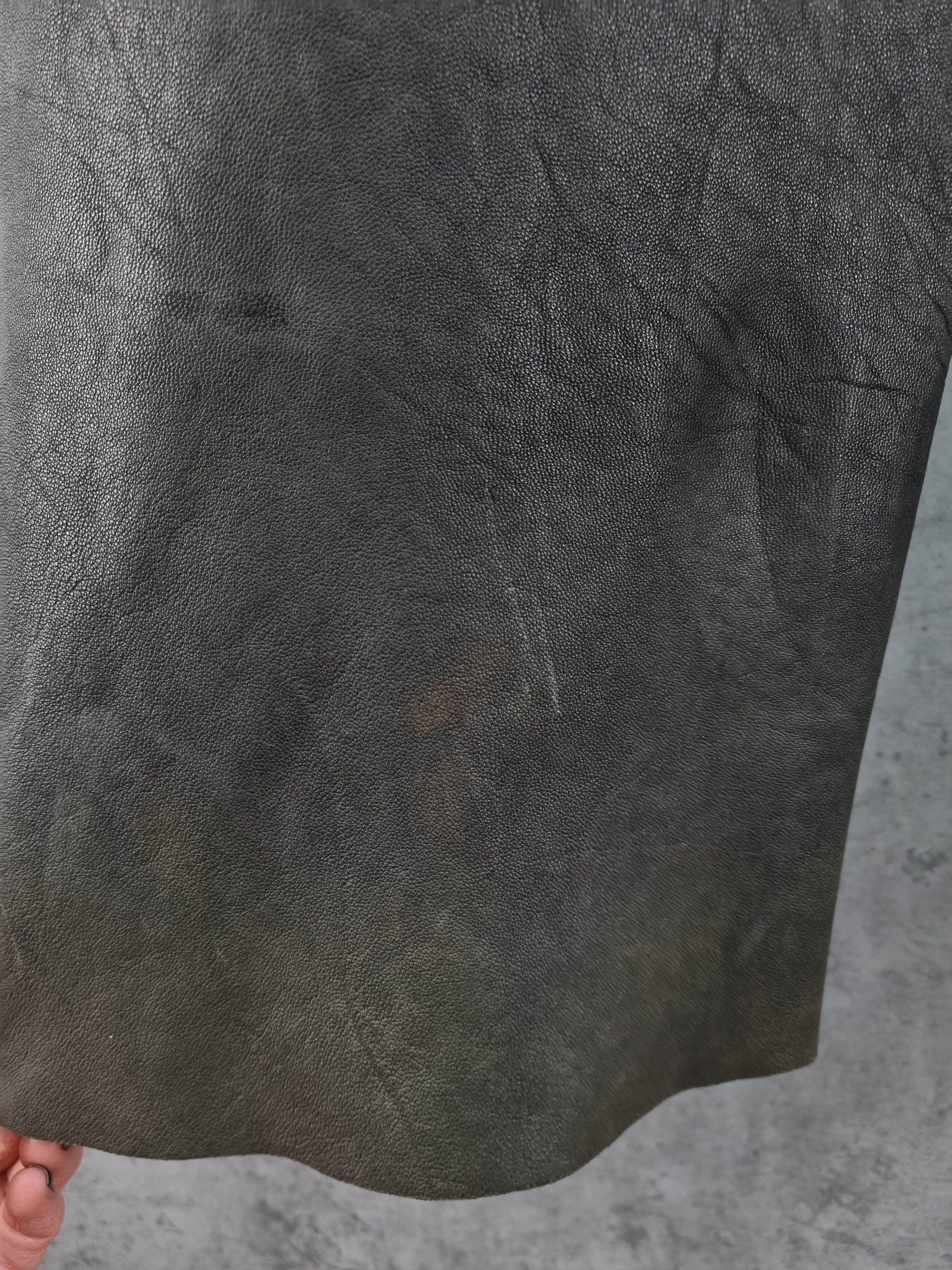 Vintage 90s Collection Privee LEATHER Baggy Pants Made in Italy Size 30" / US 8 / IT 44 - 14 Thumbnail