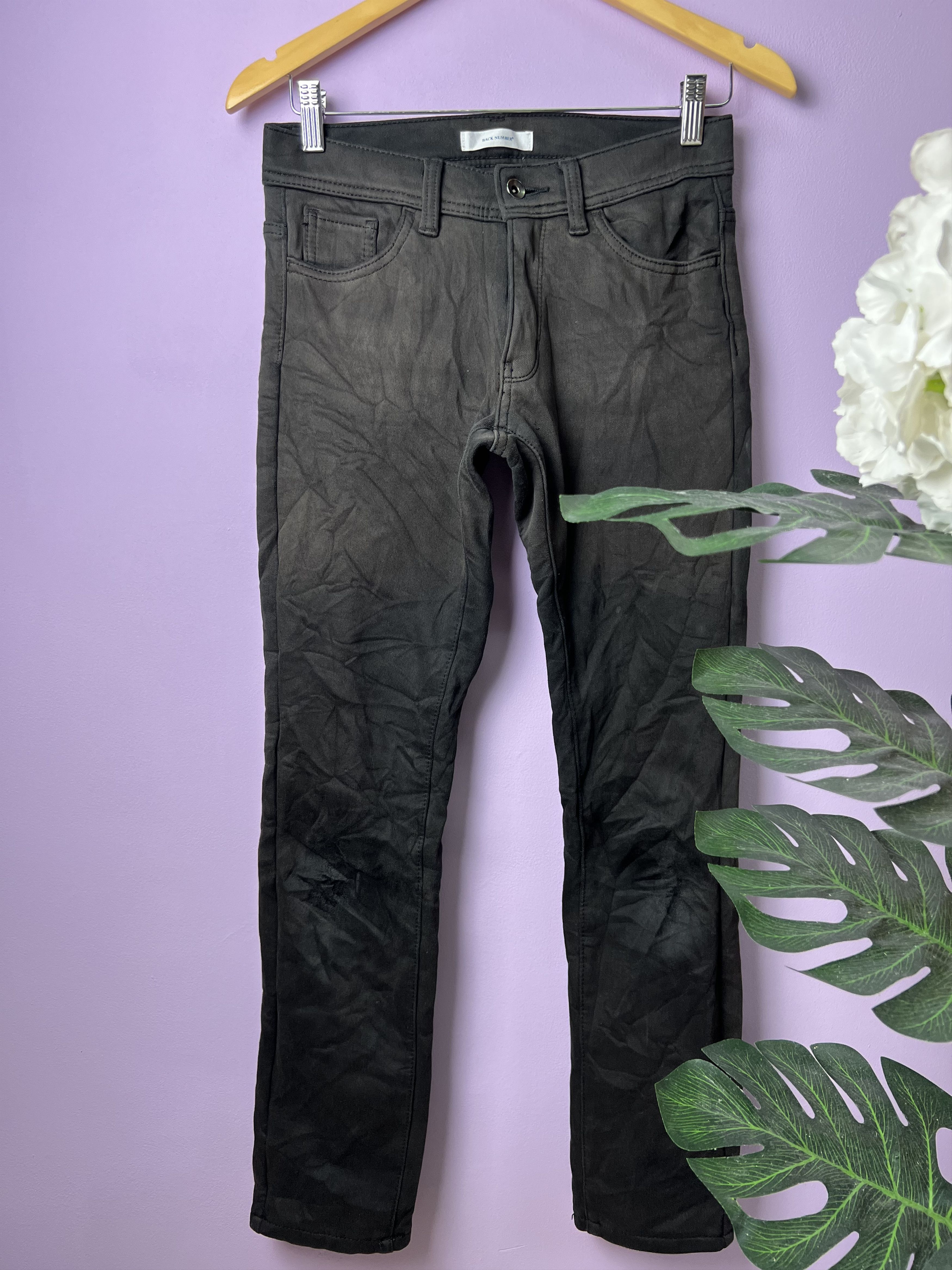 Japanese Brand 🔥Back Number Stretchable Denim Size US 29 - 2 Thumbnail