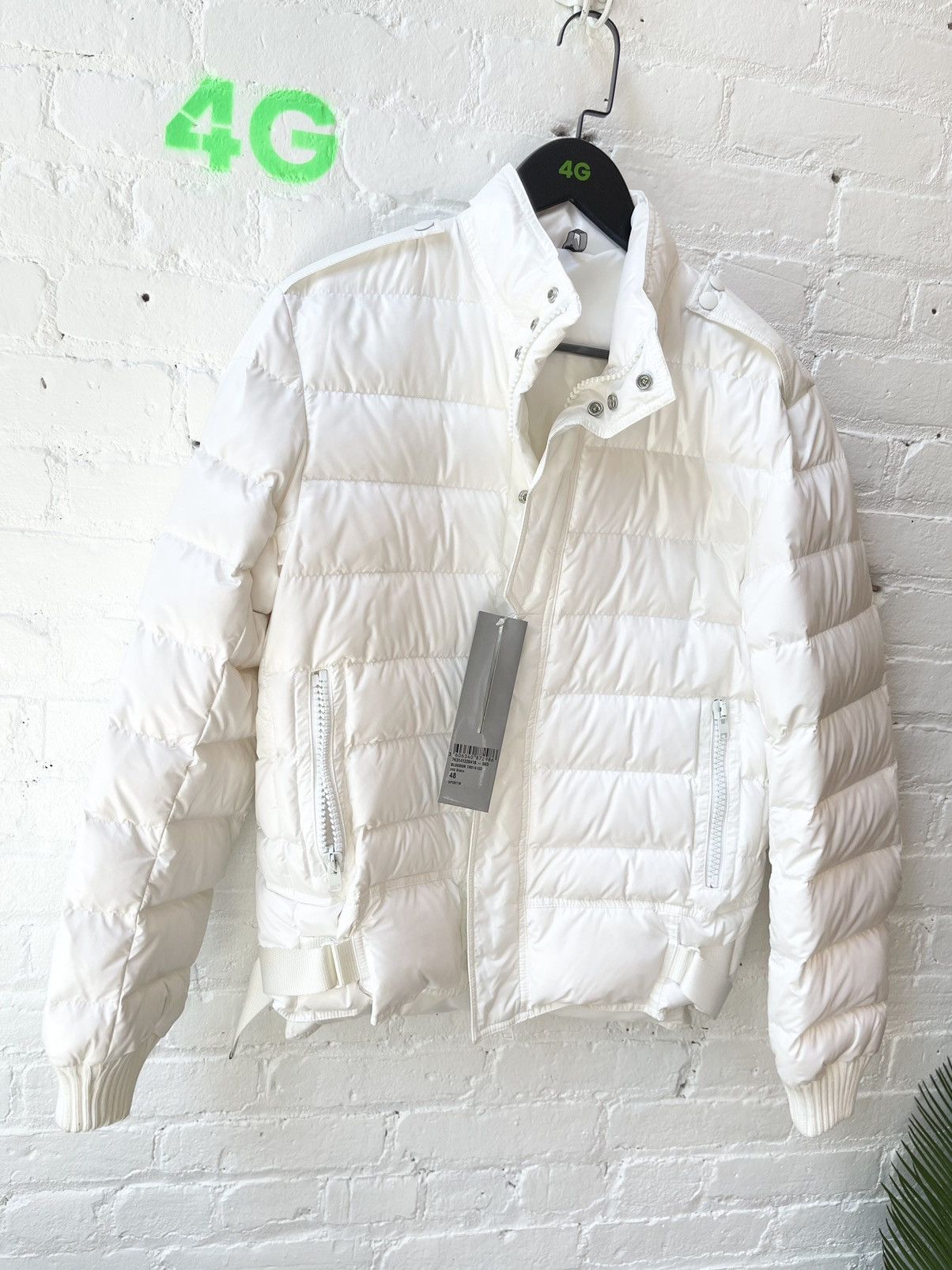 Dior × Hedi Slimane Dior Homme NEW ! 07 White Puffer Jacket ! Eu 48 Size US M / EU 48-50 / 2 - 1 Thumbnail