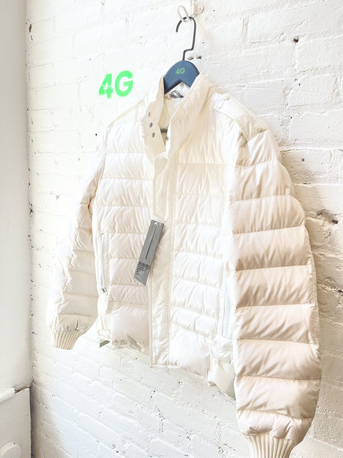 Dior × Hedi Slimane Dior Homme NEW ! 07 White Puffer Jacket ! Eu 48 Size US M / EU 48-50 / 2 - 2 Thumbnail