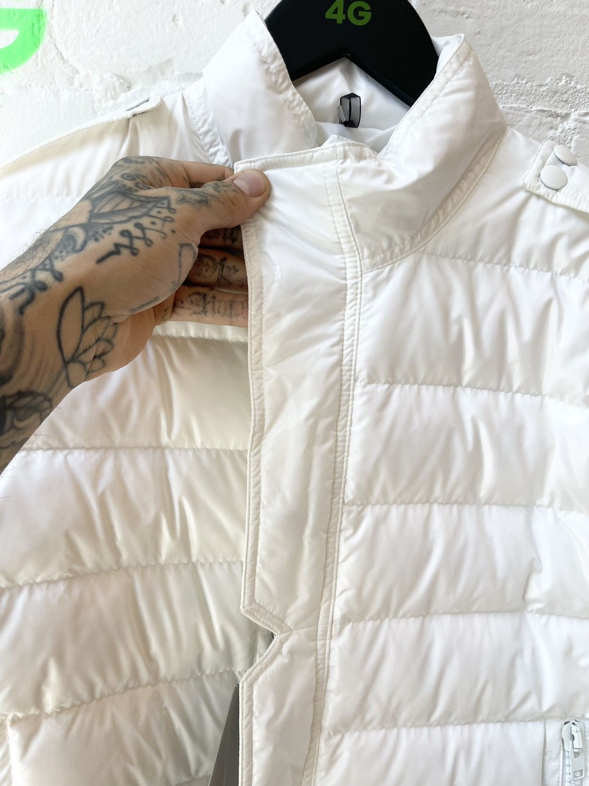 Dior × Hedi Slimane Dior Homme NEW ! 07 White Puffer Jacket ! Eu 48 Size US M / EU 48-50 / 2 - 6 Thumbnail