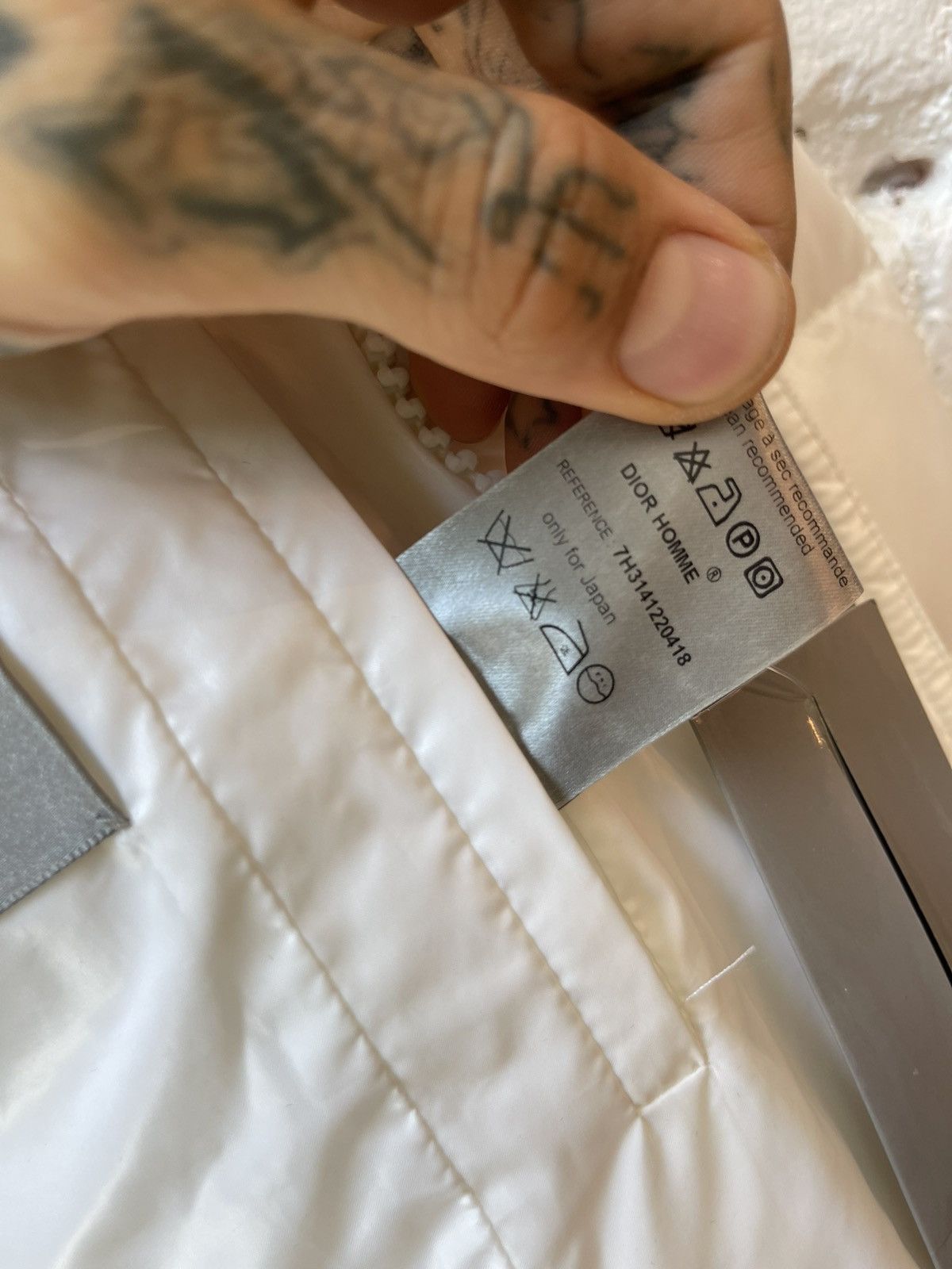 Dior × Hedi Slimane Dior Homme NEW ! 07 White Puffer Jacket ! Eu 48 Size US M / EU 48-50 / 2 - 11 Thumbnail