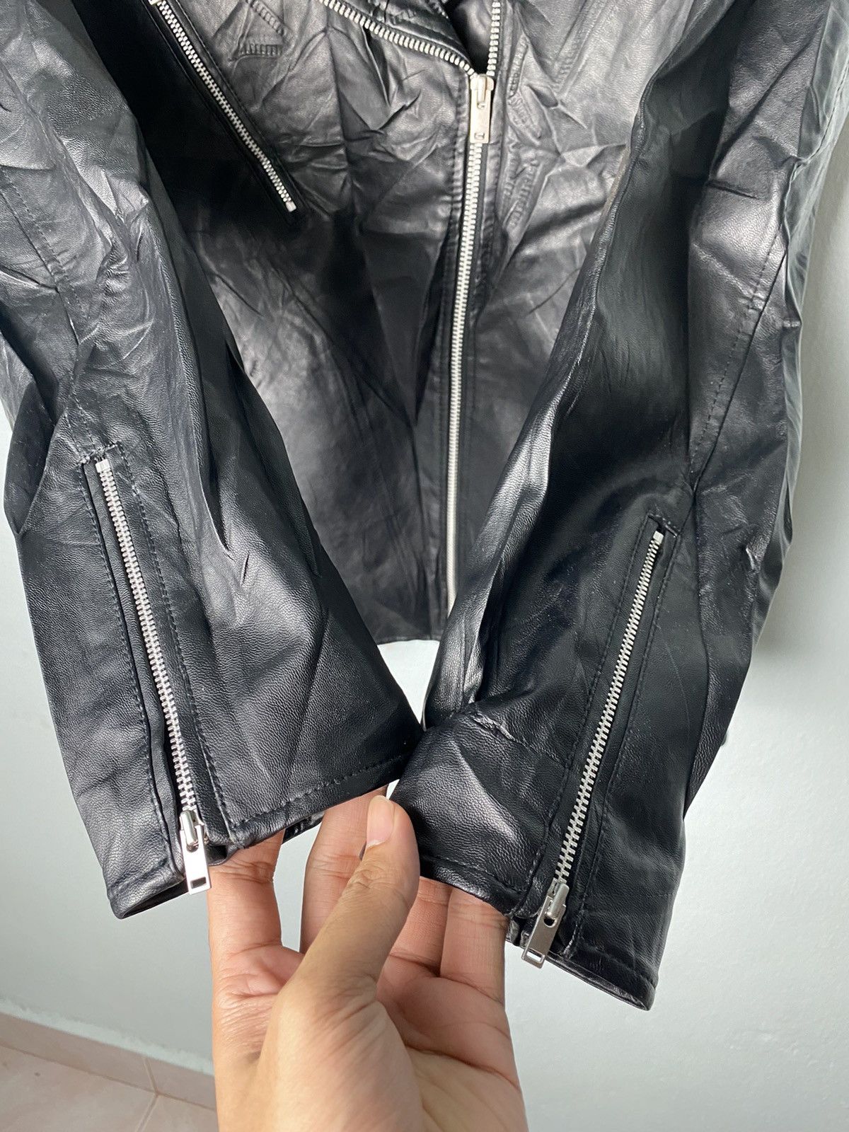 Japanese Brand × Uniqlo Uniqlo Biker Jacket Punk Style Size US L / EU 52-54 / 3 - 3 Thumbnail