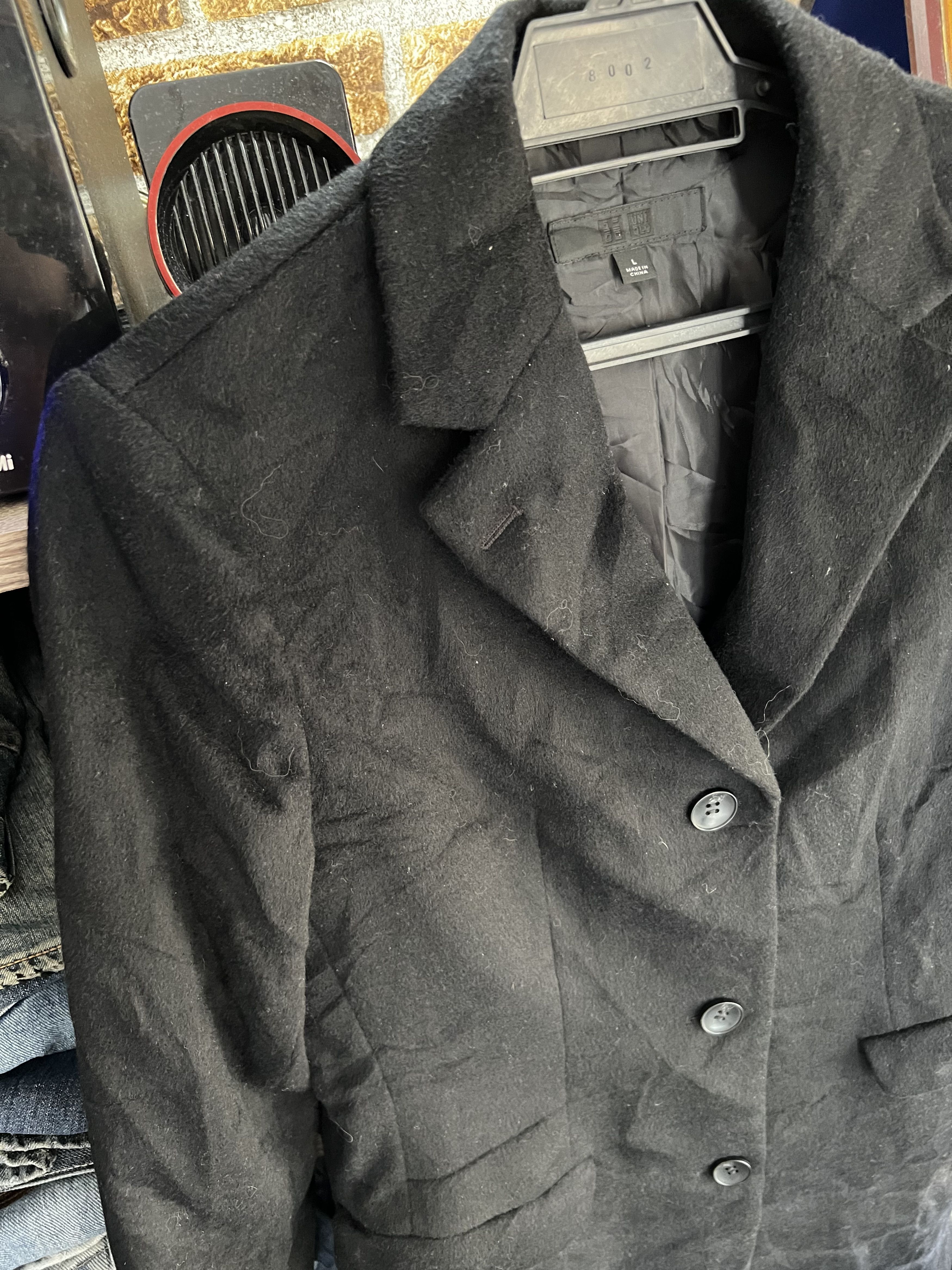 Japanese Brand 🔥Black Cashmere Uniqlo Long Jackets Size US S / EU 44-46 / 1 - 5 Thumbnail