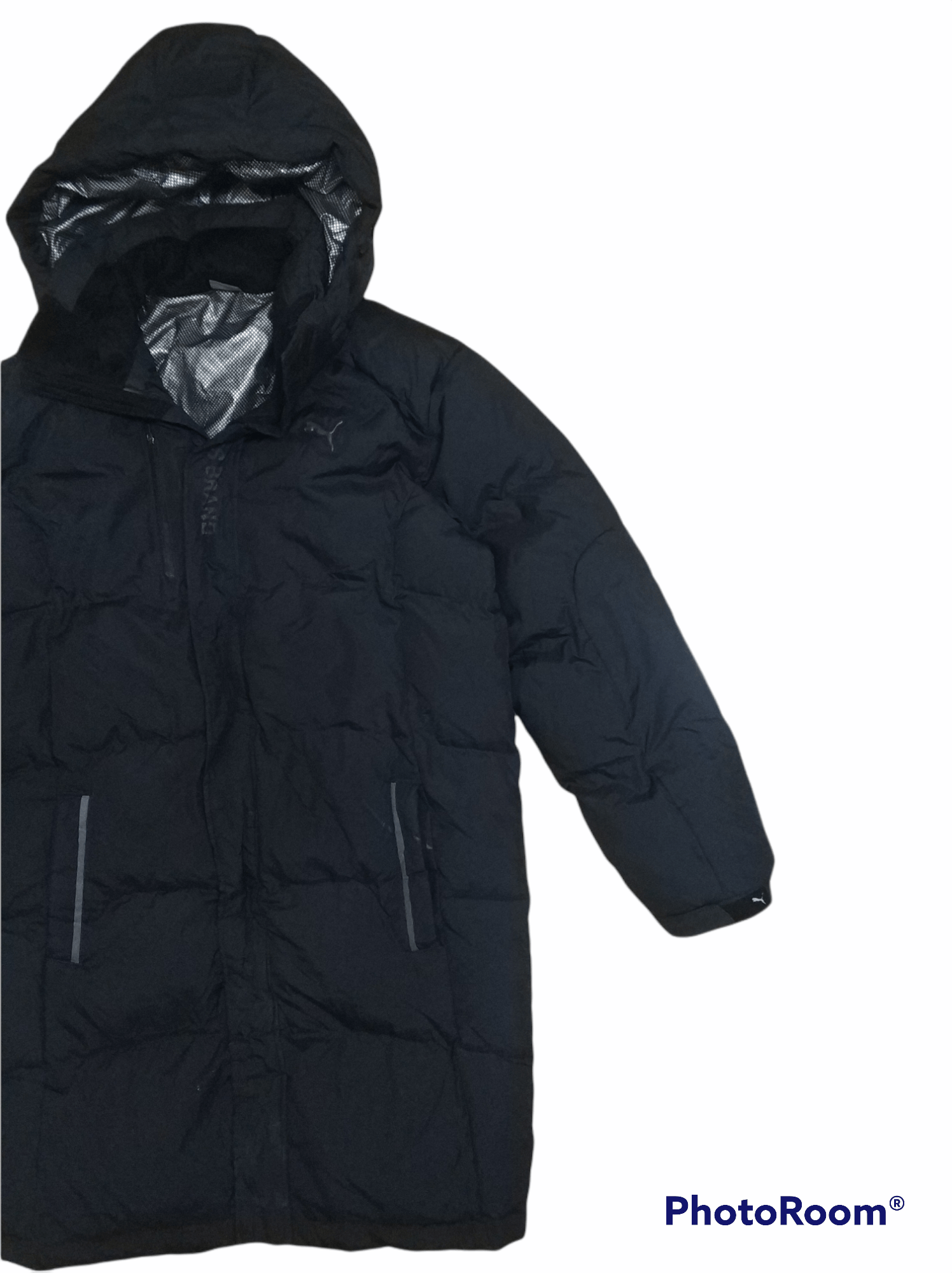 Puma 🔥Black Vintage Puma MCMXLVIII Puffer Long Jacket Size US M / EU 48-50 / 2 - 4 Thumbnail