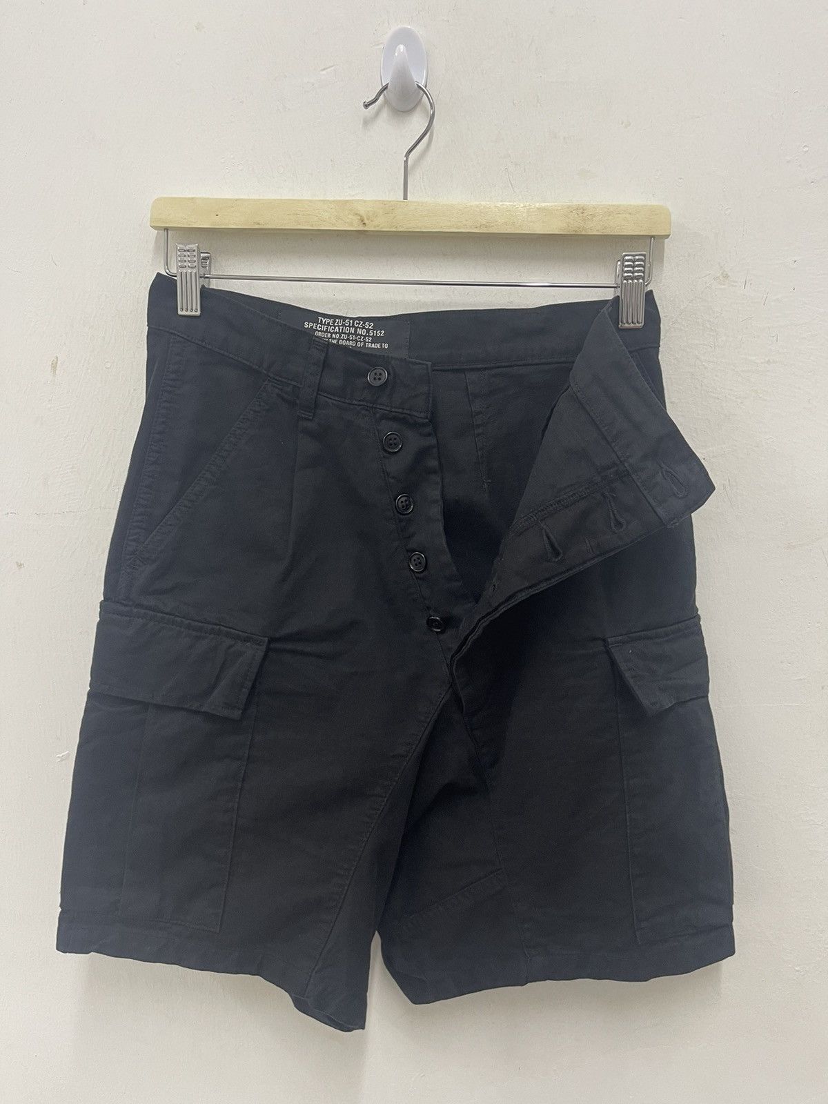 CABANE de ZUCCa Vintage CABANE DE ZUCCA Cargo Military Pockets Short Pant Size US 28 / EU 44 - 2 Thumbnail
