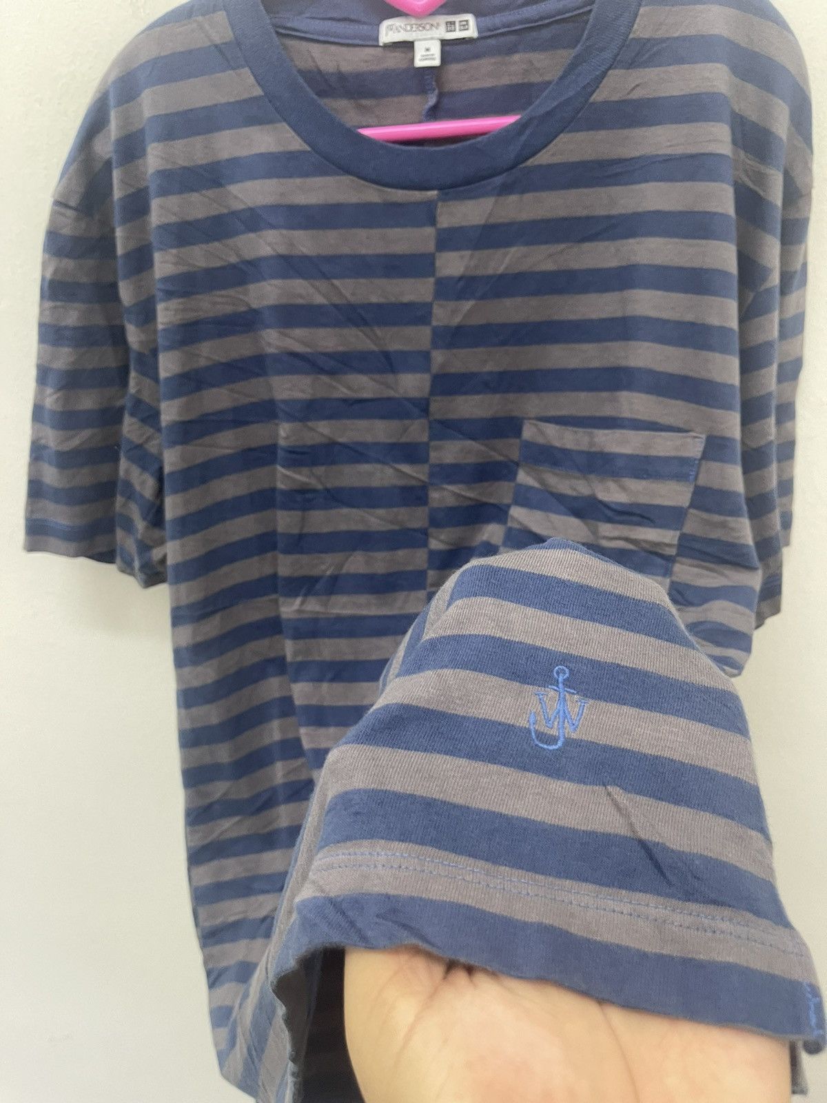JW Anderson × Uniqlo Rare JW ANDERSON X UNIQLO Single Pocket Striped Size US M / EU 48-50 / 2 - 3 Thumbnail