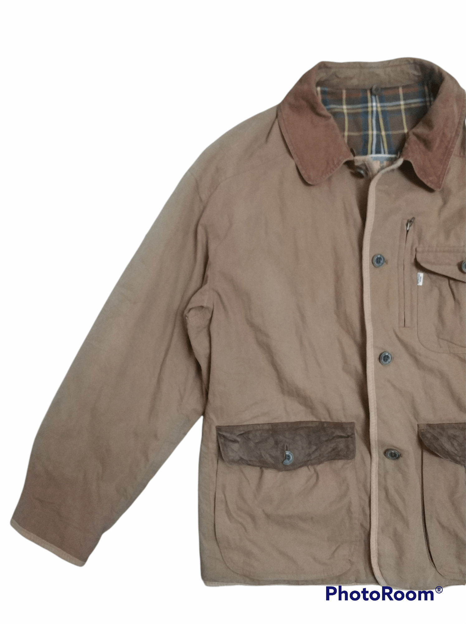 Japanese Brand 🔥Sun Faded Peyton Place For Men Chore Jacket Size US L / EU 52-54 / 3 - 4 Thumbnail