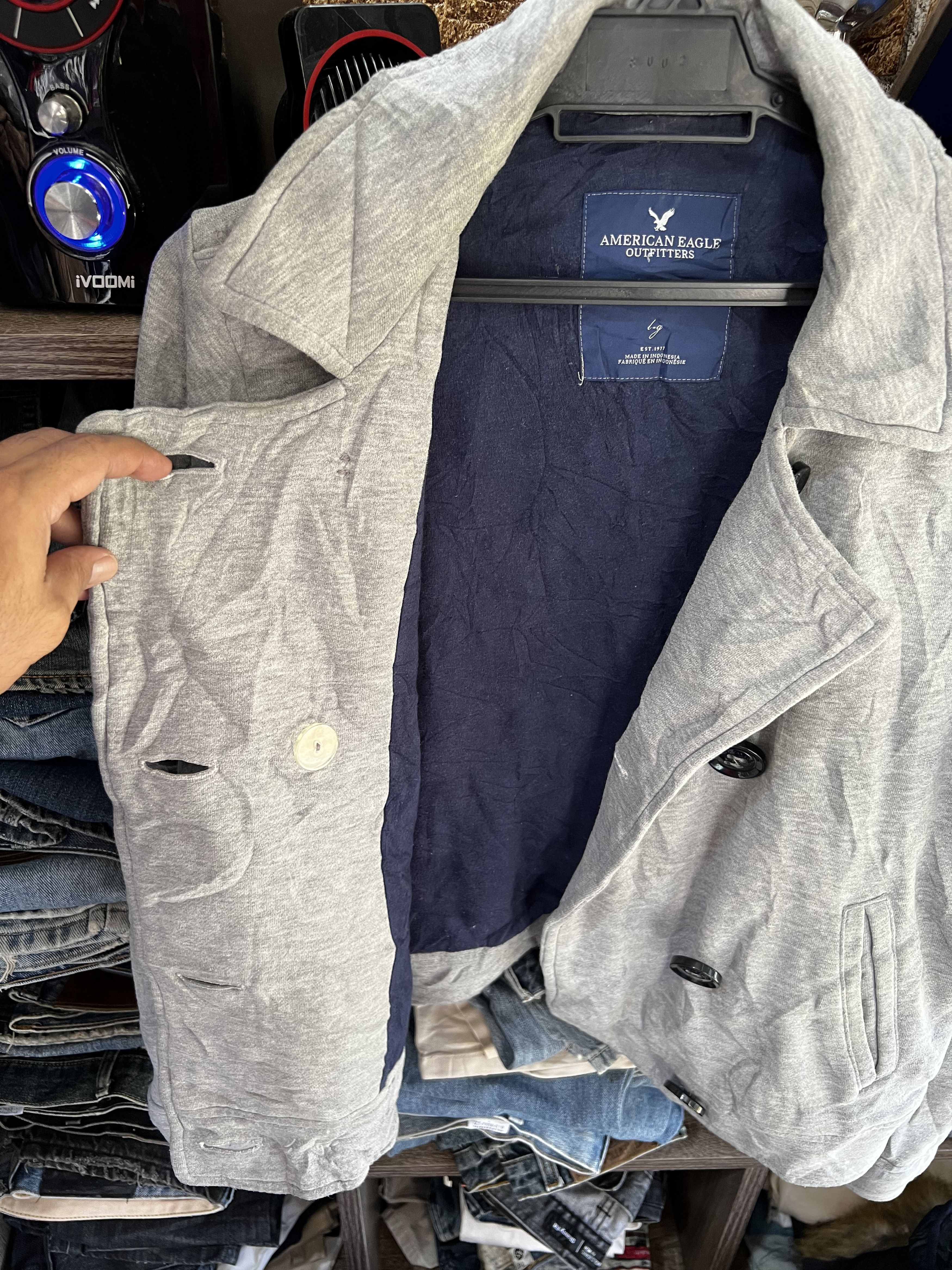 American Eagle Outfitters 🔥Cropped American Eagle Outfitters Button Jackets Size US M / EU 48-50 / 2 - 7 Thumbnail