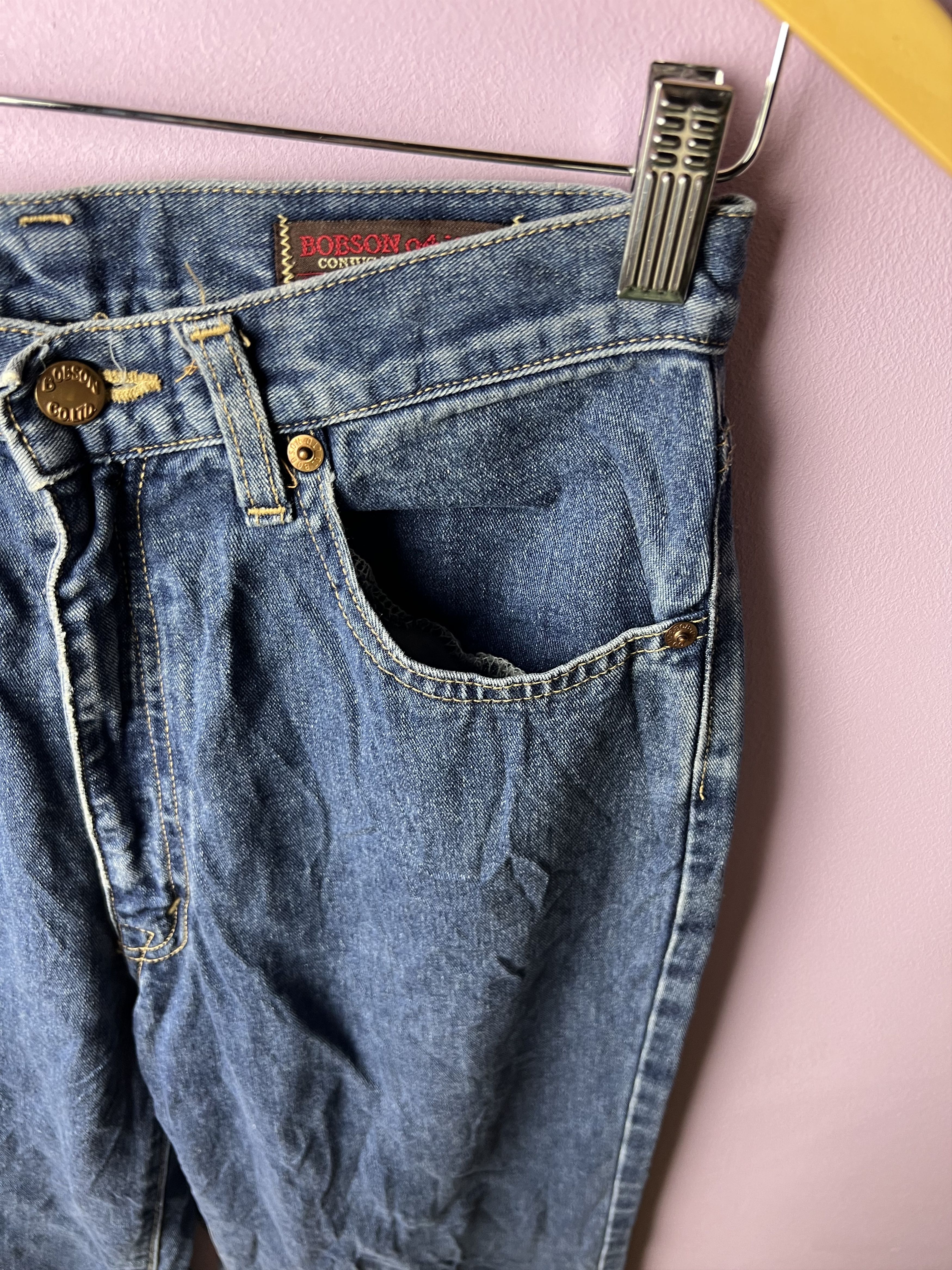 Japanese Brand 🔥Vintage Bobson Soft Denim Size US 27 - 8 Thumbnail