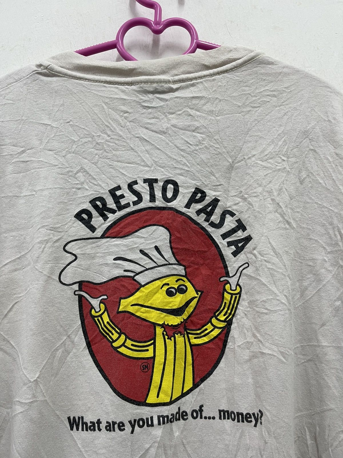 Vintage Rare Vintage PRESTO PASTA What Are You Made Of Money Shirt Size US L / EU 52-54 / 3 - 2 Thumbnail