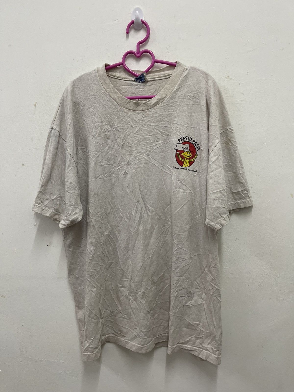 Vintage Rare Vintage PRESTO PASTA What Are You Made Of Money Shirt Size US L / EU 52-54 / 3 - 3 Thumbnail